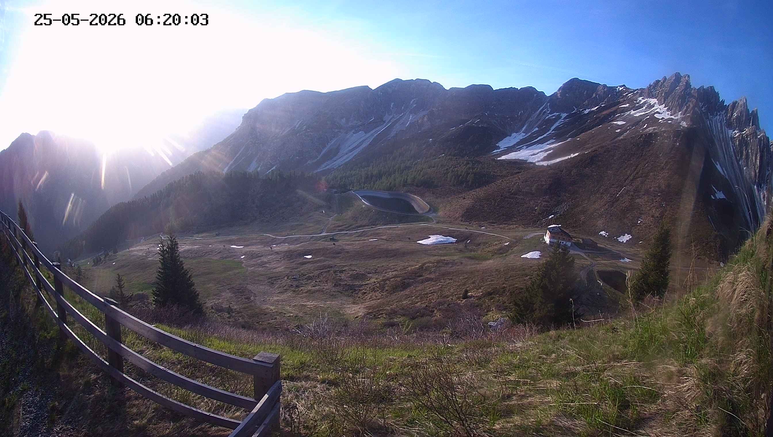 Archived image Webcam Ladurns - Malga Edelweis