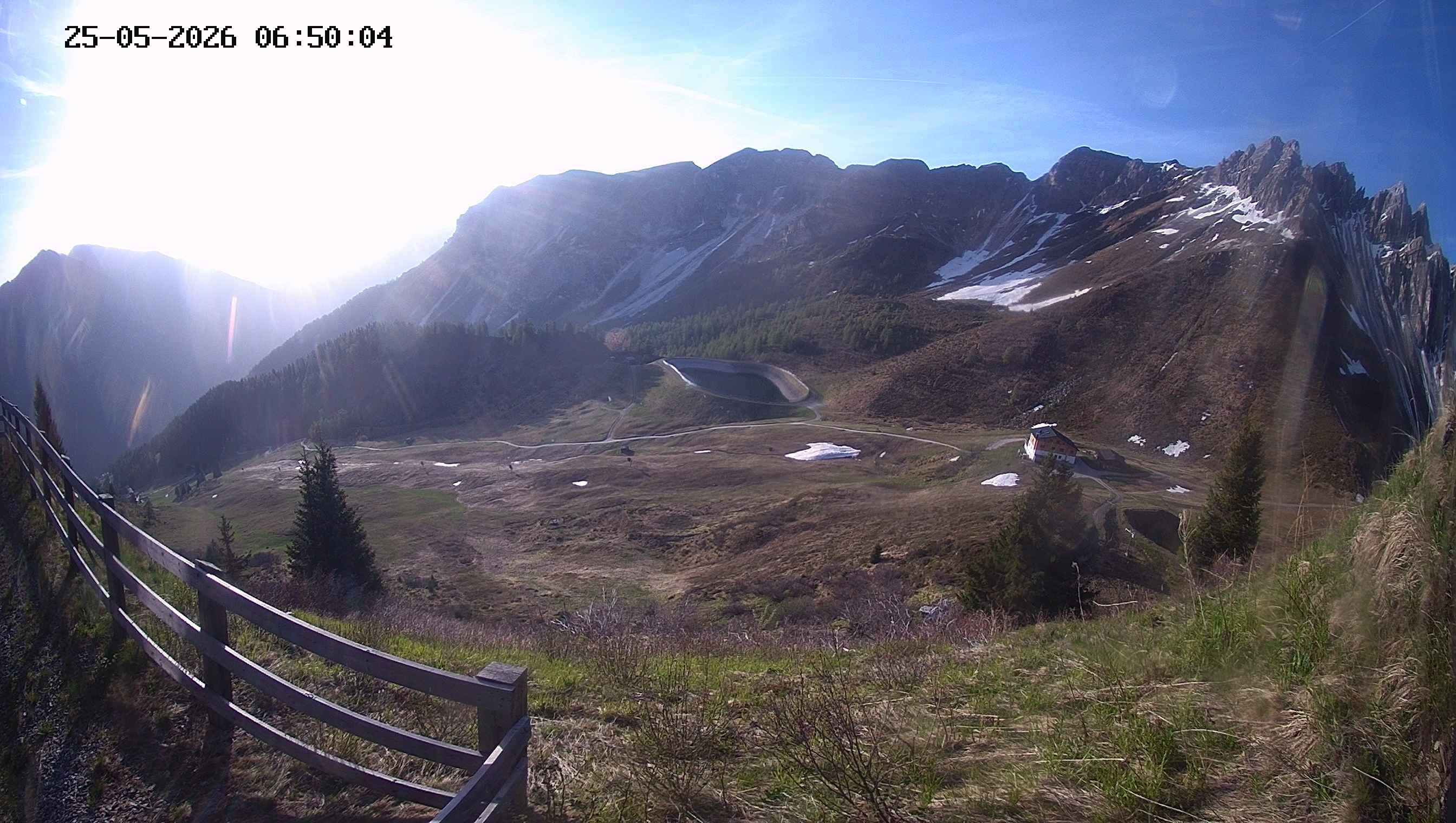 Archived image Webcam Ladurns - Malga Edelweis