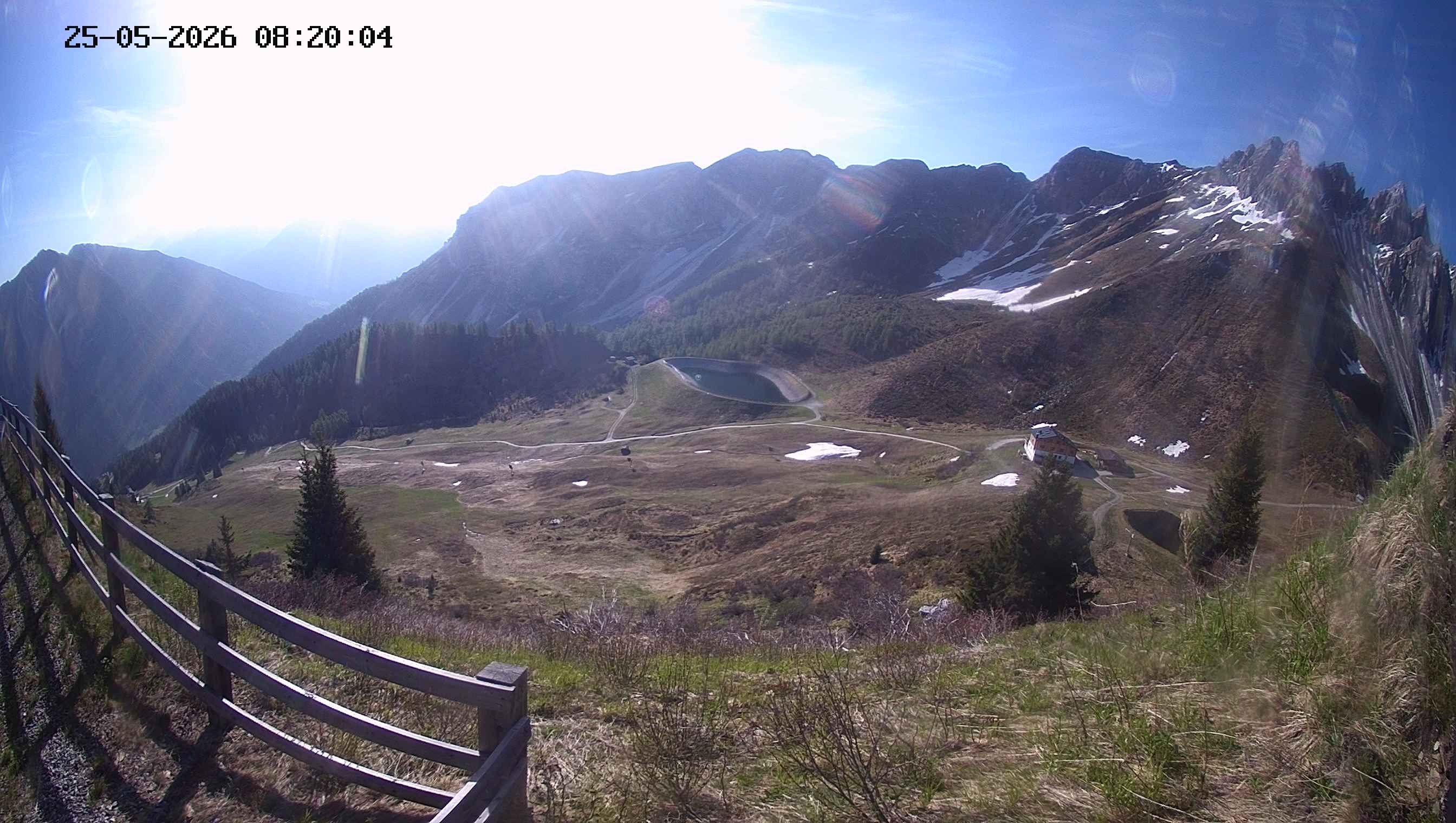 Archived image Webcam Ladurns - Malga Edelweis
