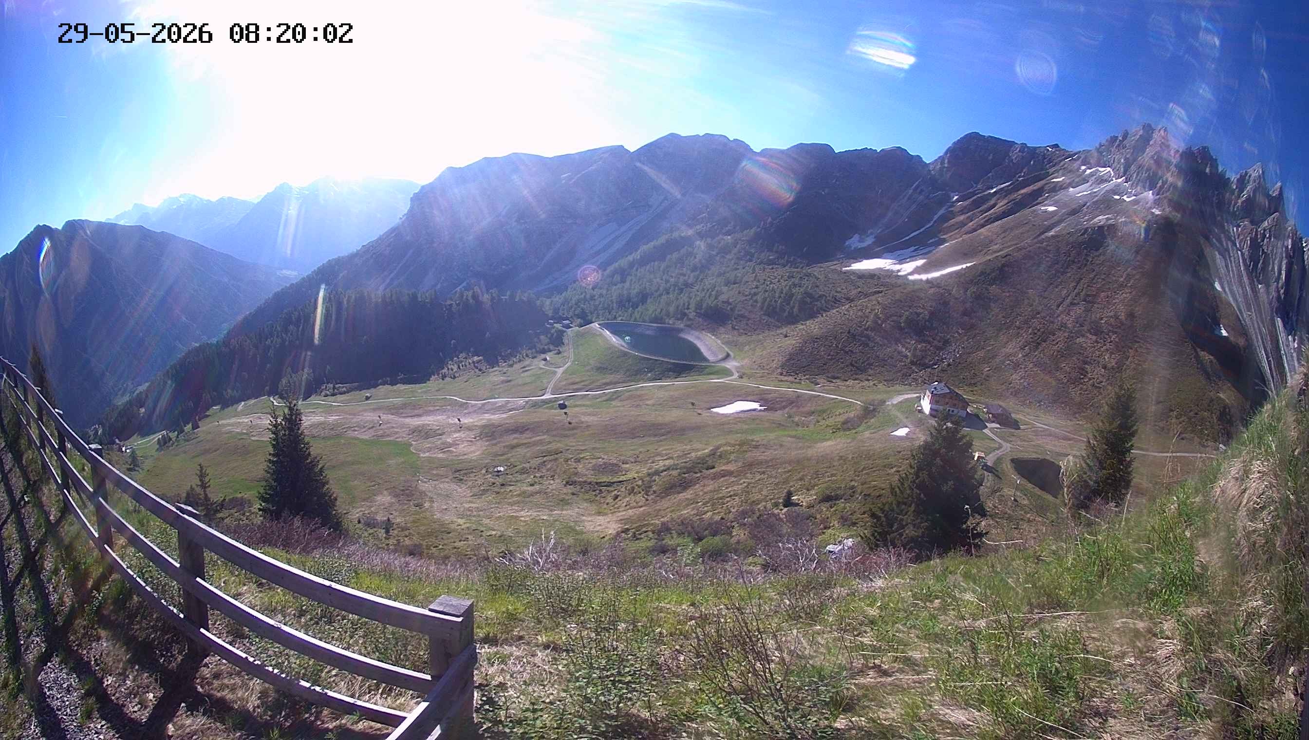 Archived image Webcam Ladurns - Malga Edelweis