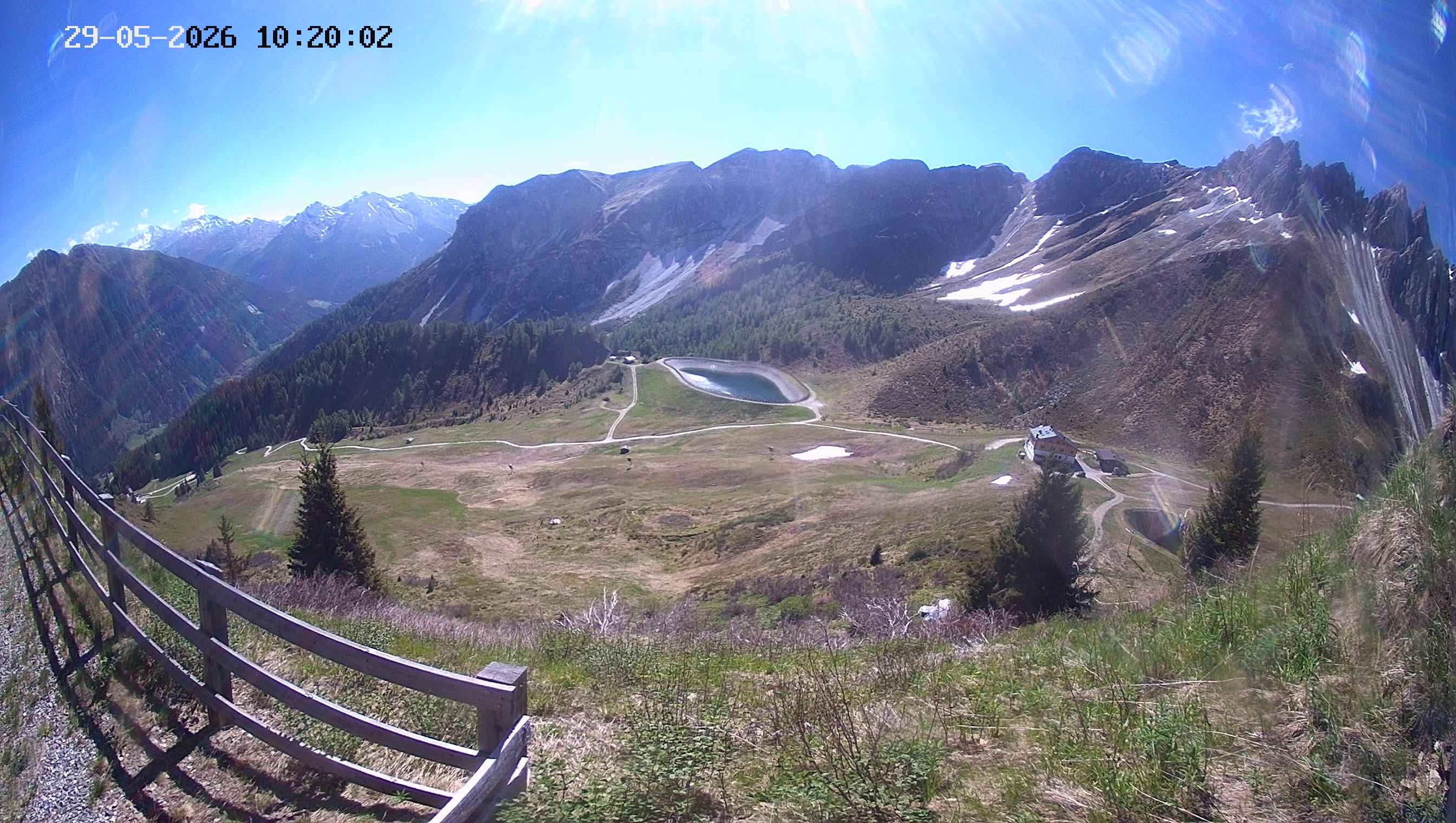 Archived image Webcam Ladurns - Malga Edelweis