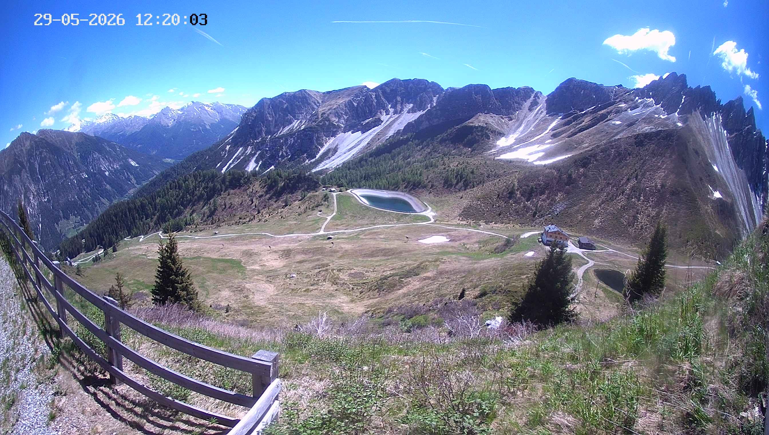 Archived image Webcam Ladurns - Malga Edelweis