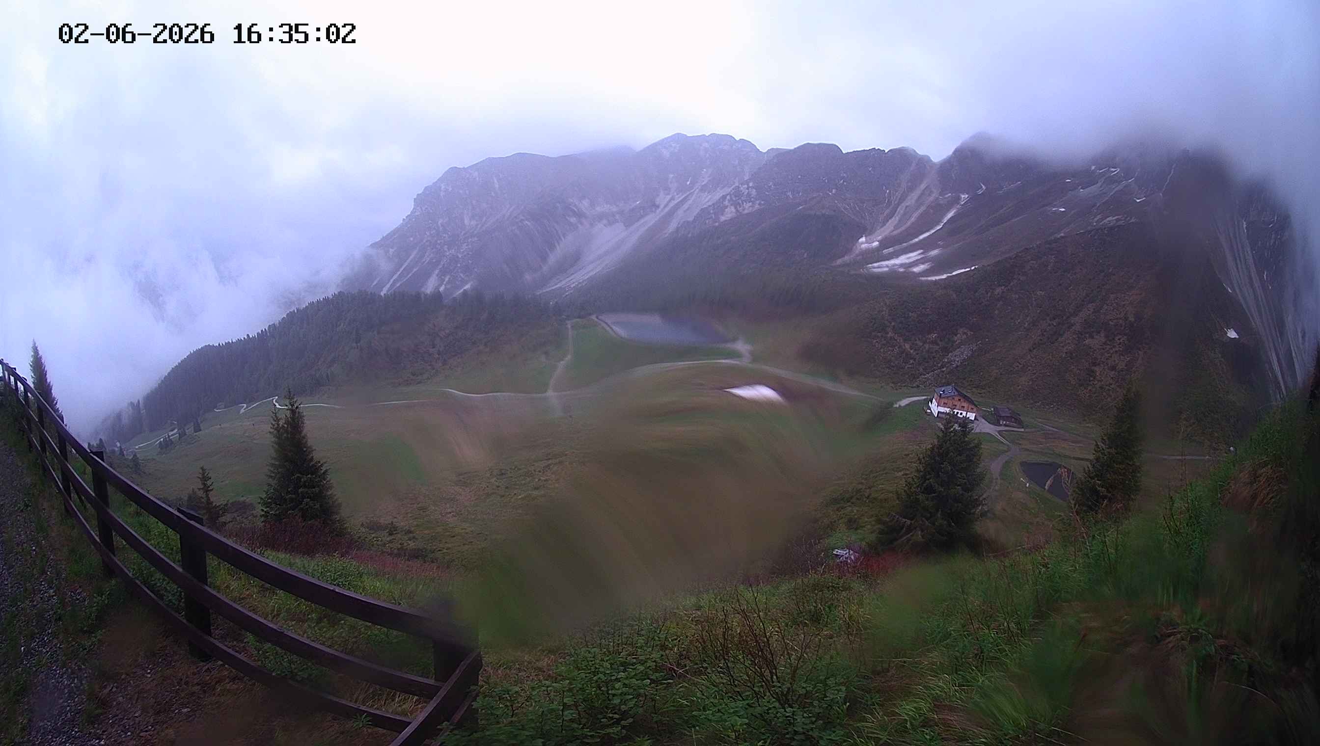 Archiv Foto Webcam Ladurns - Edelweißhütte