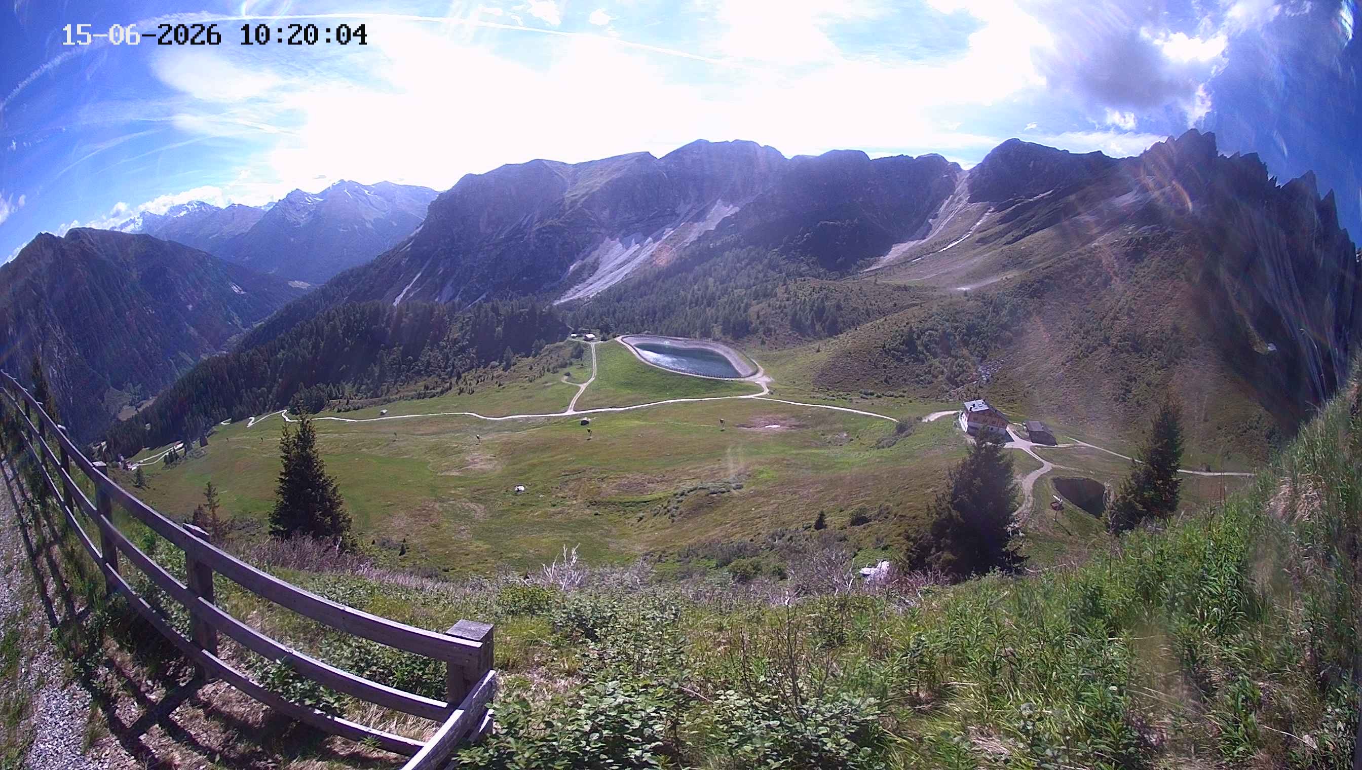 Archiv Foto Webcam Ladurns - Edelweißhütte