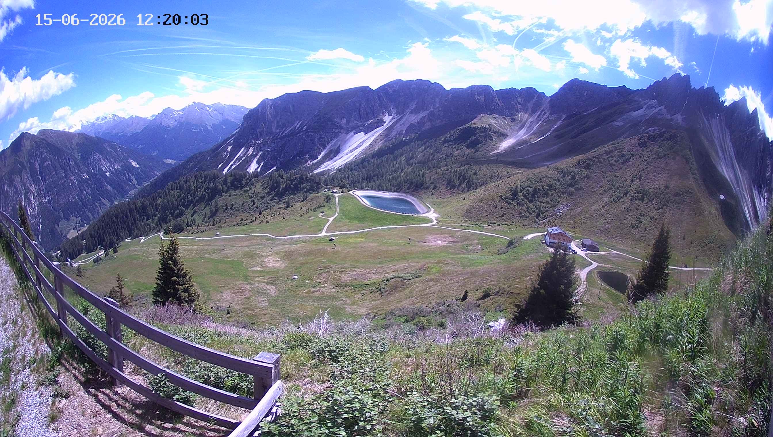 Archiv Foto Webcam Ladurns - Edelweißhütte