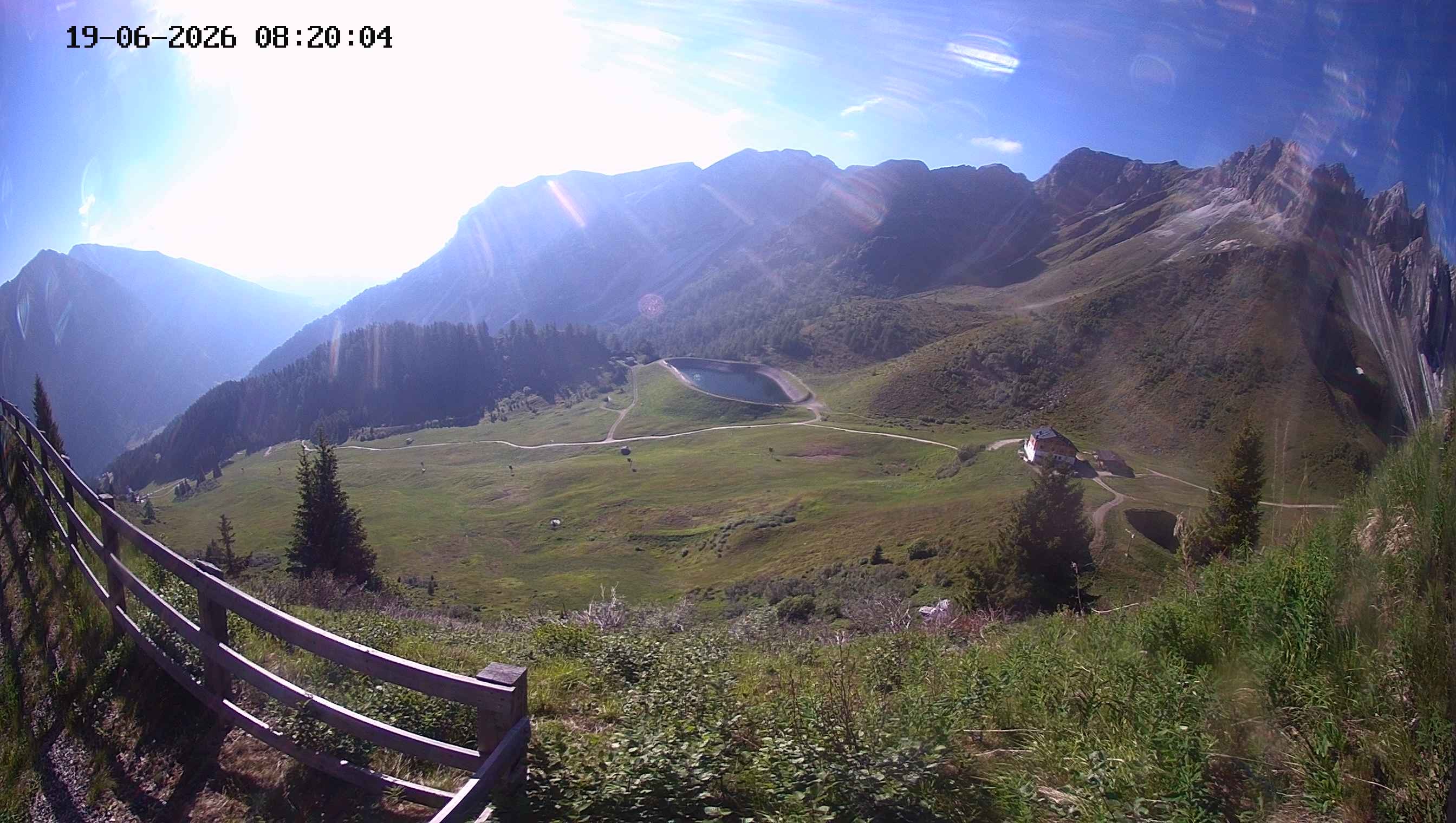 Archiv Foto Webcam Ladurns - Edelweißhütte