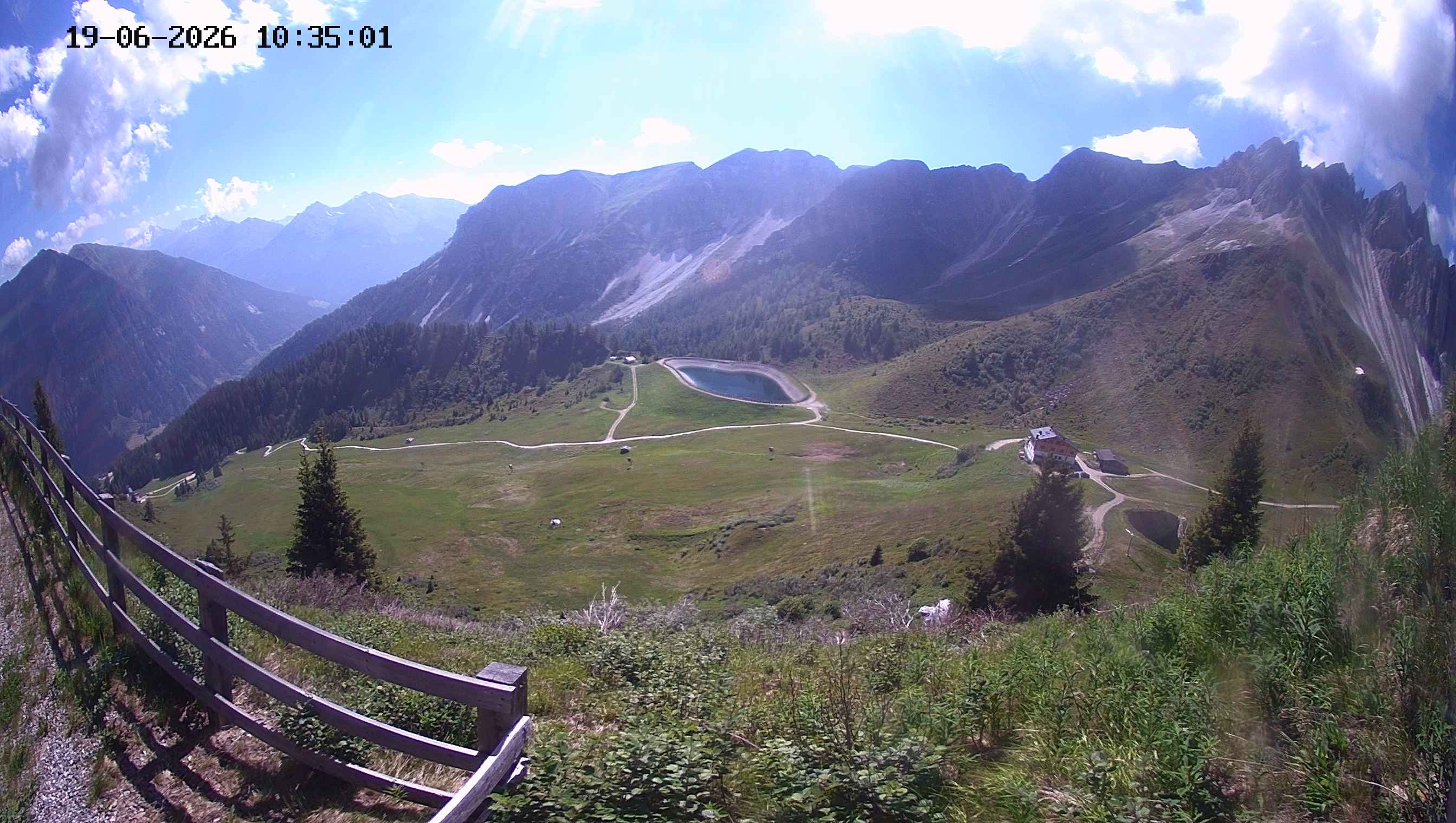 Archiv Foto Webcam Ladurns - Edelweißhütte