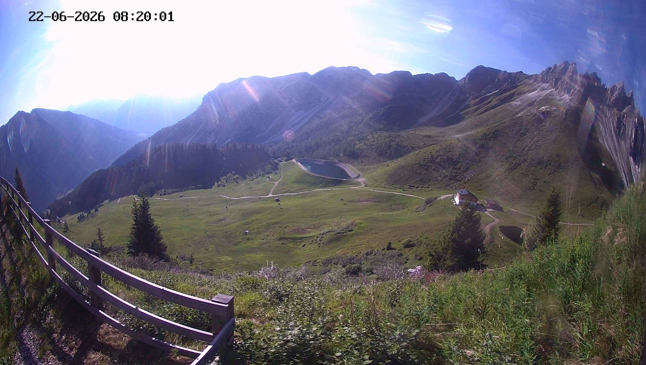Archiv Foto Webcam Ladurns - Edelweißhütte