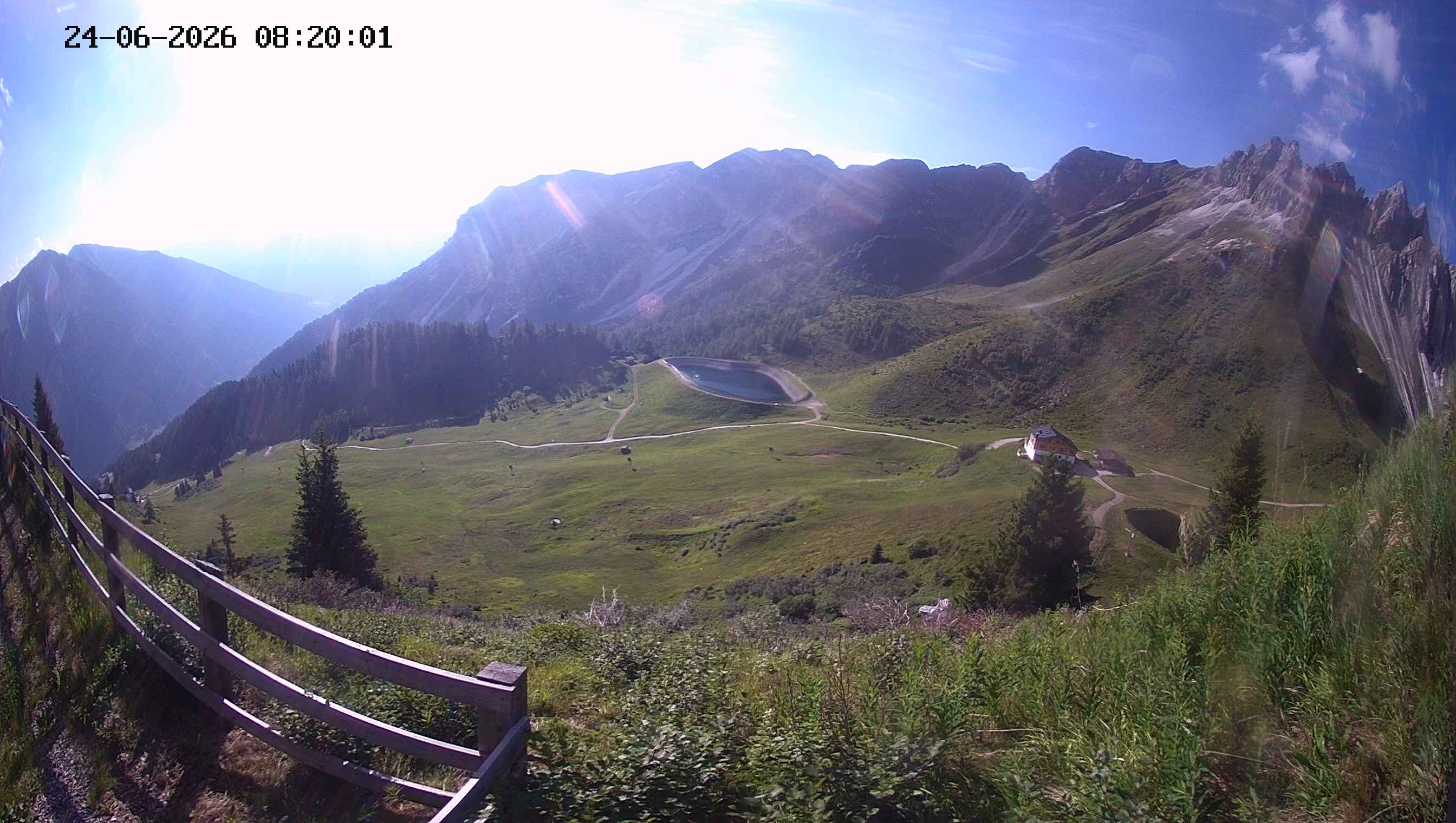 Archiv Foto Webcam Ladurns - Edelweißhütte