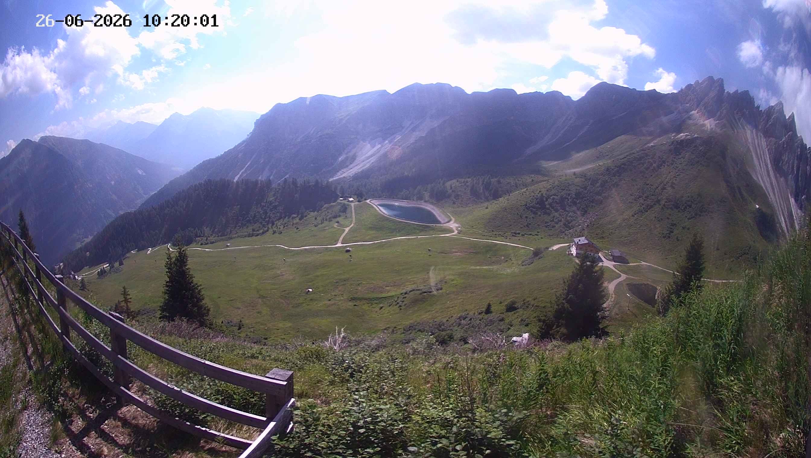 Archived image Webcam Ladurns - Malga Edelweis