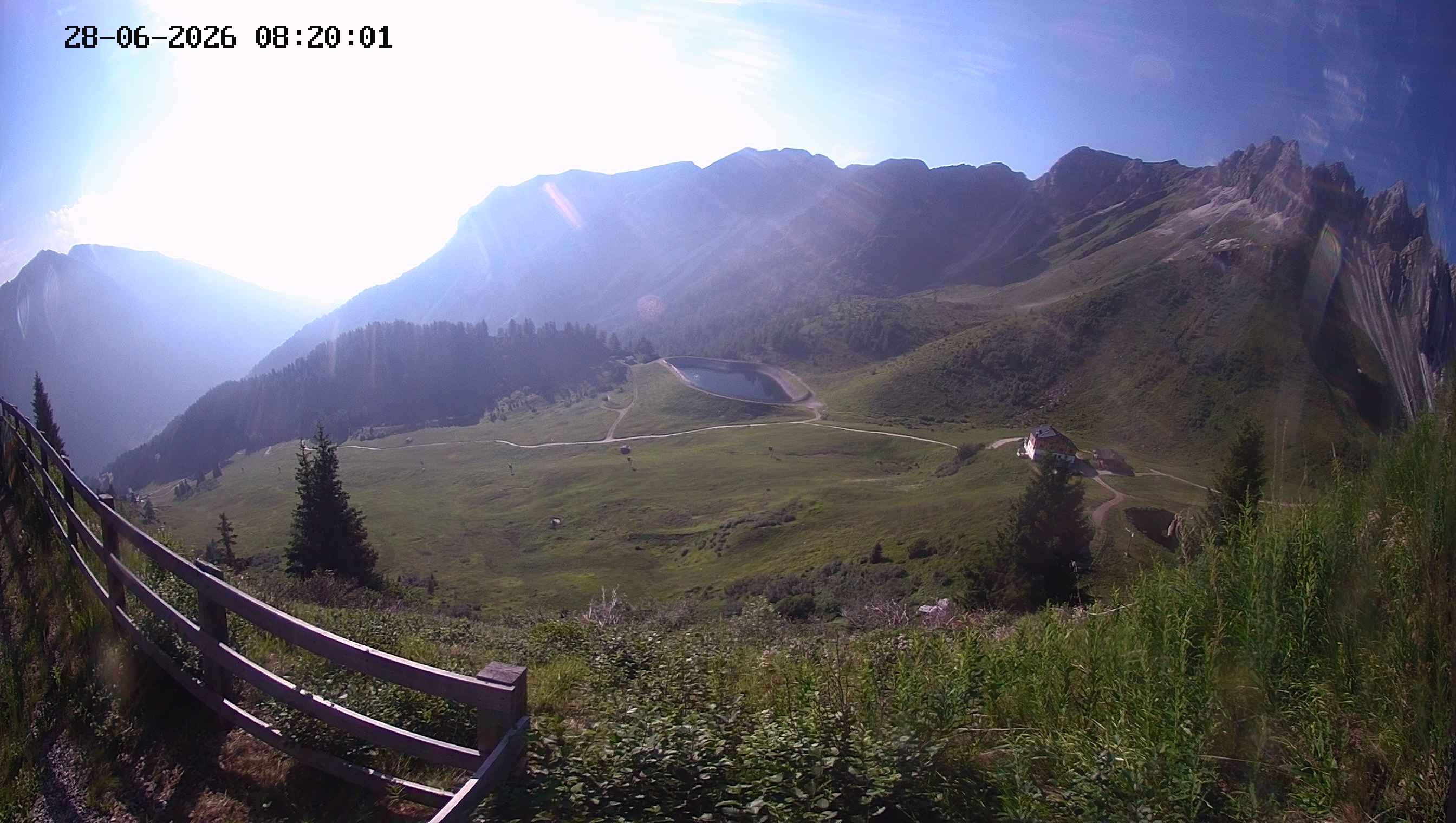 Archiv Foto Webcam Ladurns - Edelweißhütte
