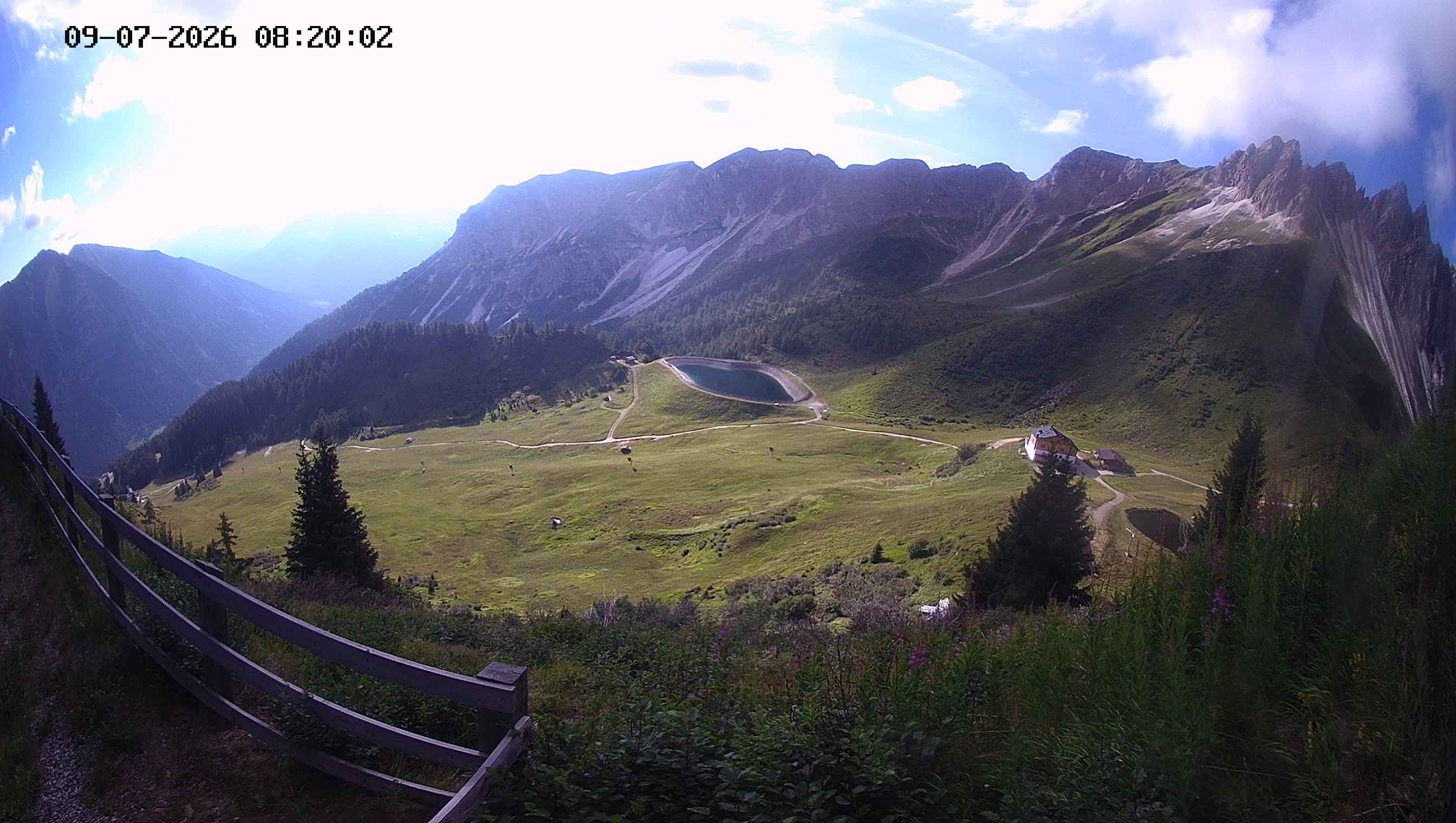 Archiv Foto Webcam Ladurns - Edelweißhütte