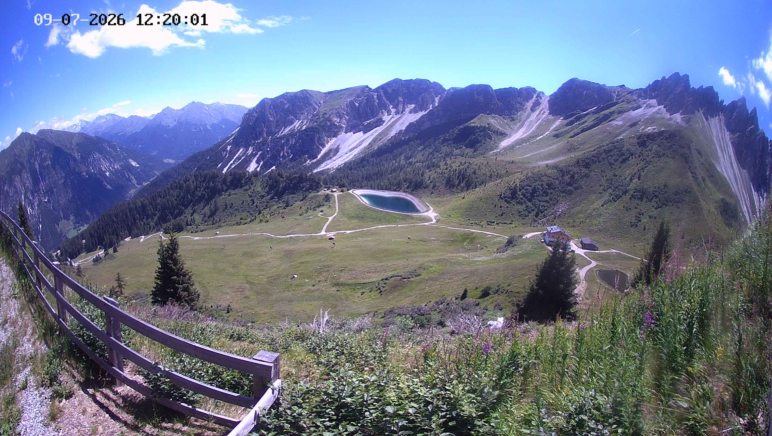 Archiv Foto Webcam Ladurns - Edelweißhütte