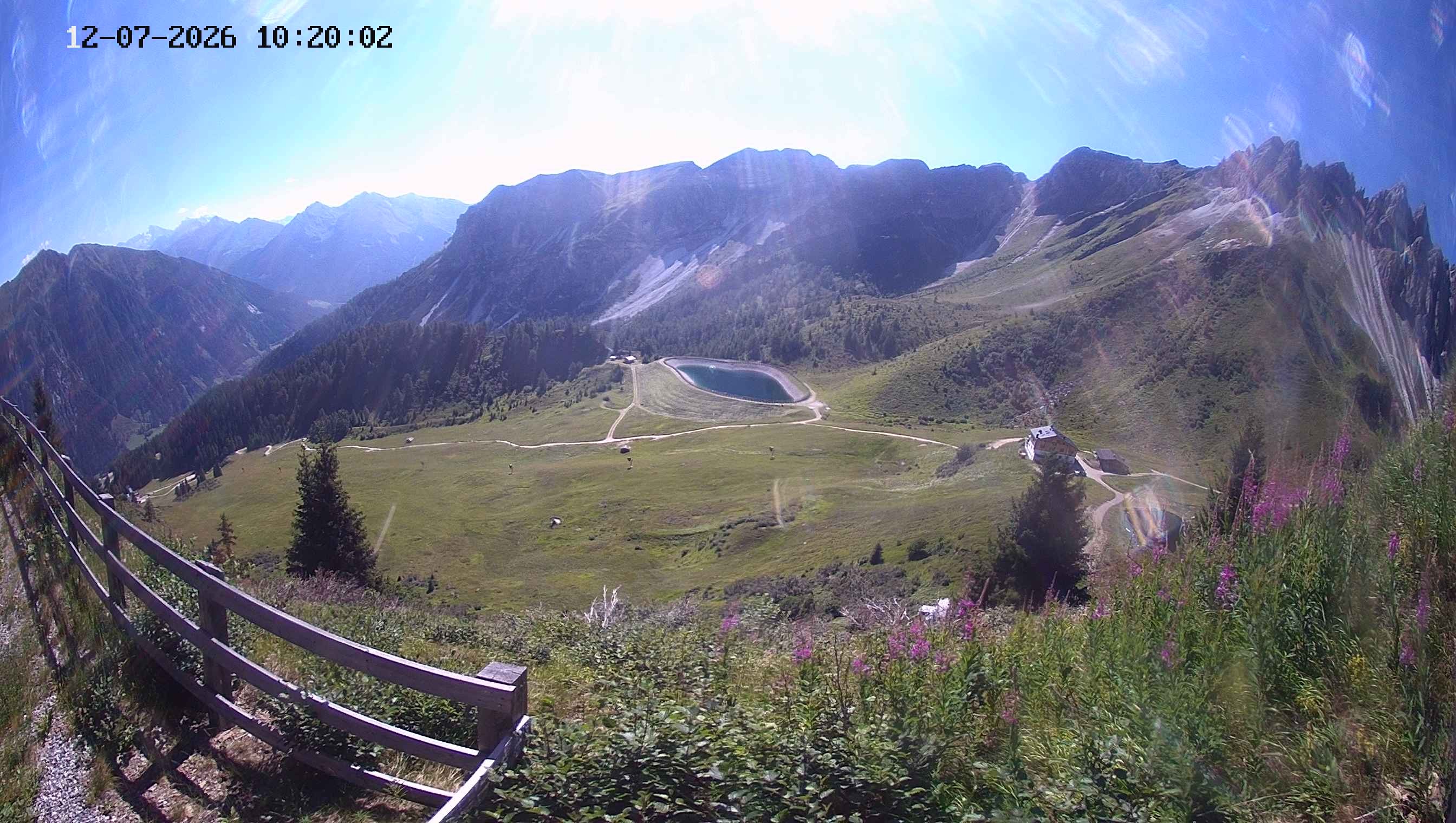 Archived image Webcam Ladurns - Malga Edelweis