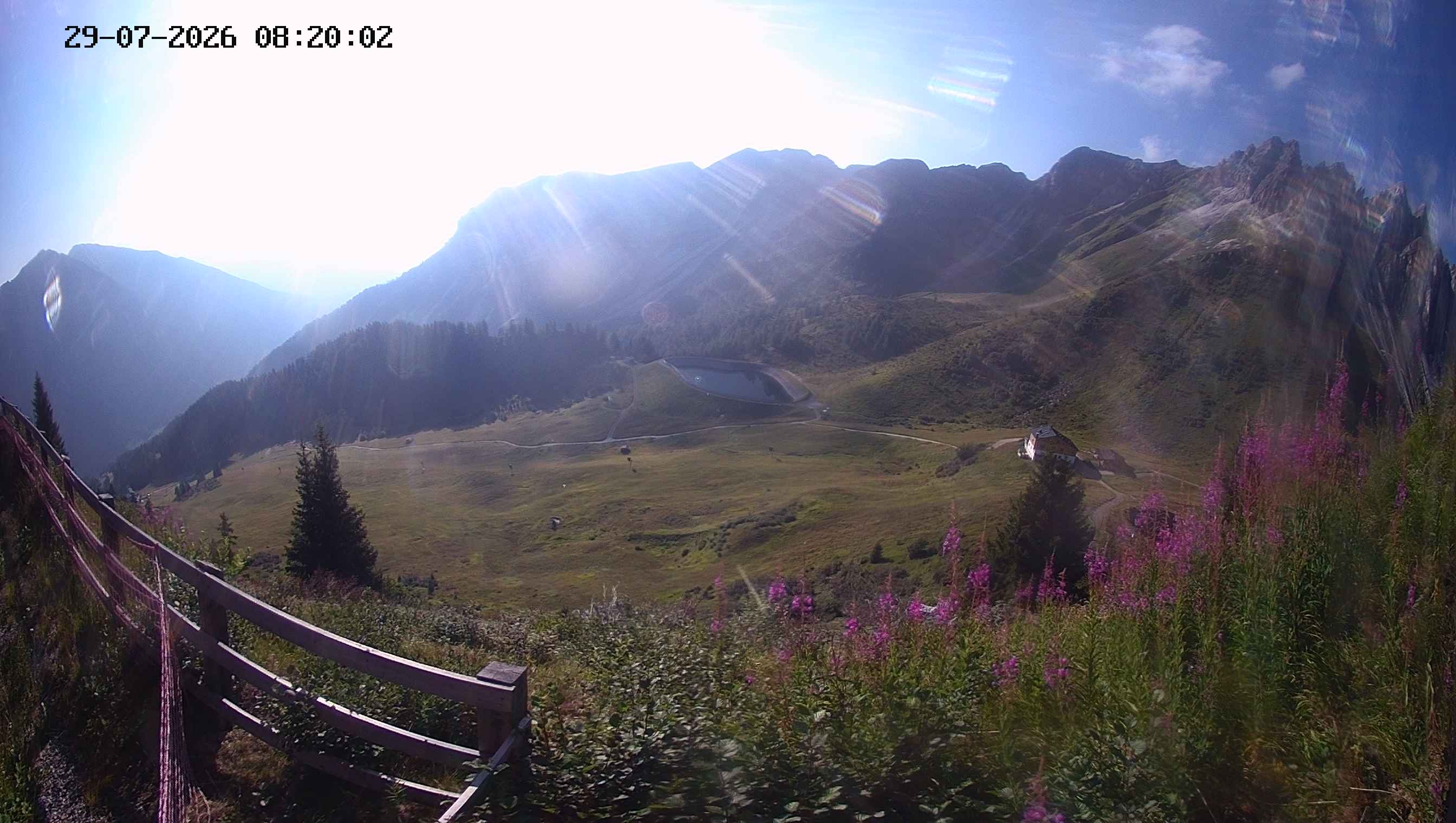 Archiv Foto Webcam Ladurns - Edelweißhütte