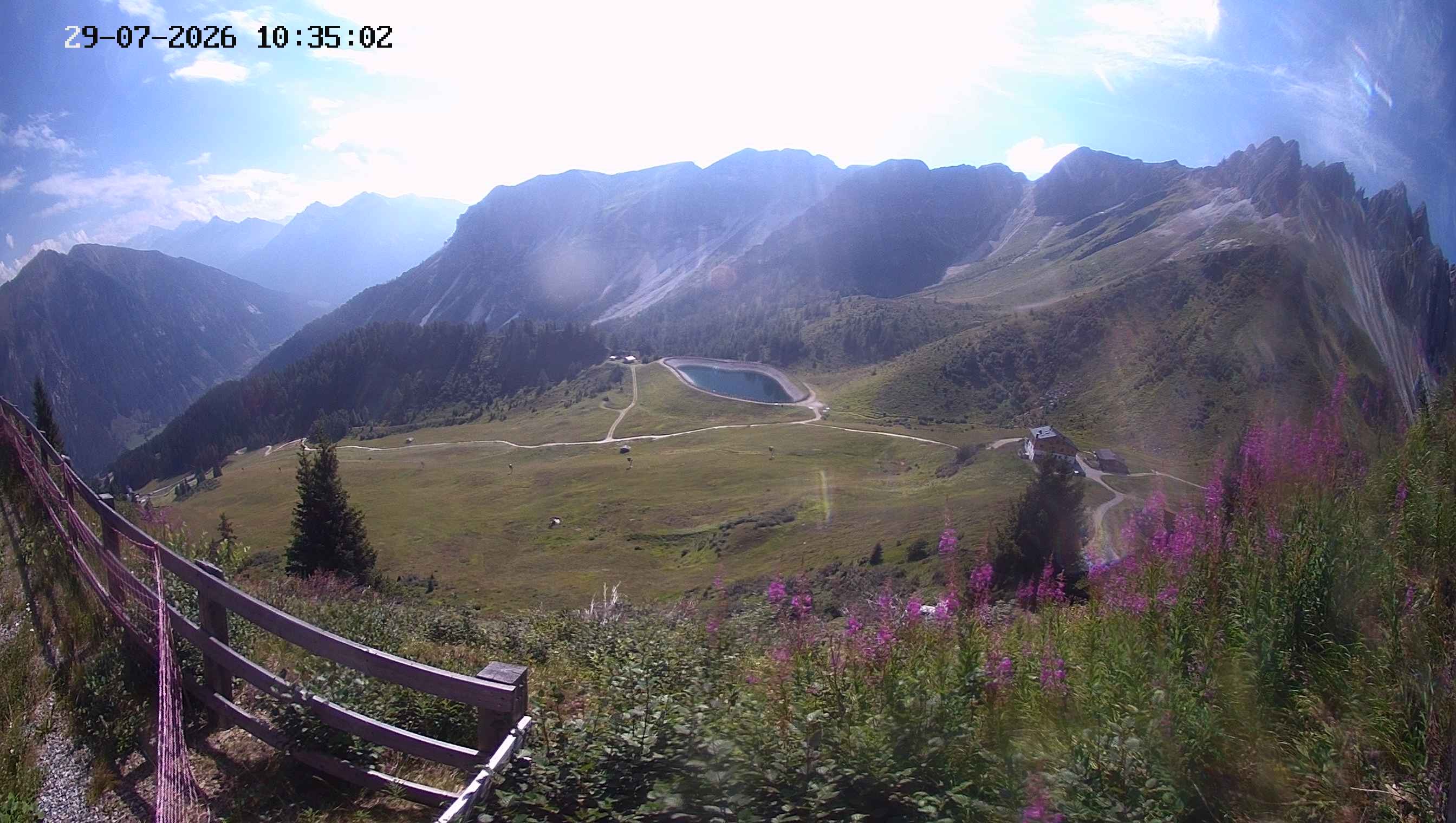 Archiv Foto Webcam Ladurns - Edelweißhütte