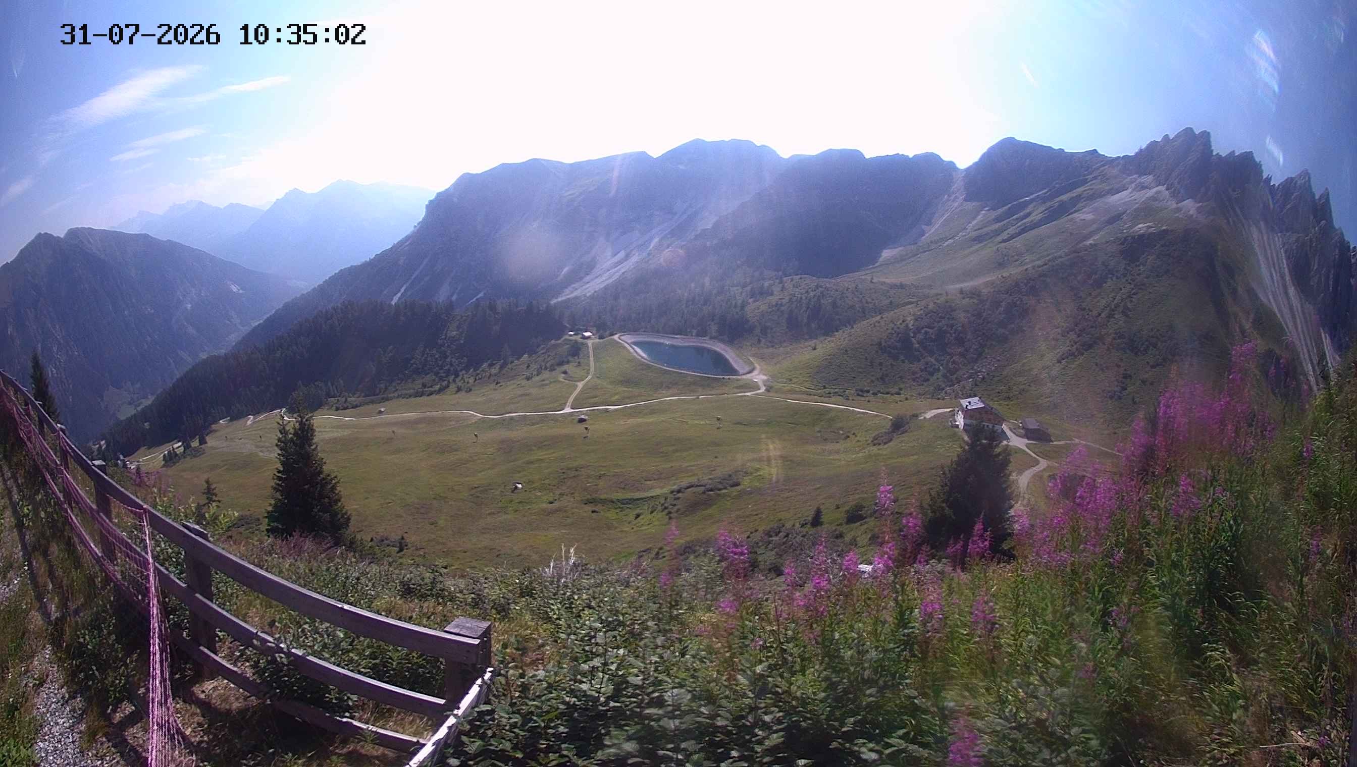 Archiv Foto Webcam Ladurns - Edelweißhütte