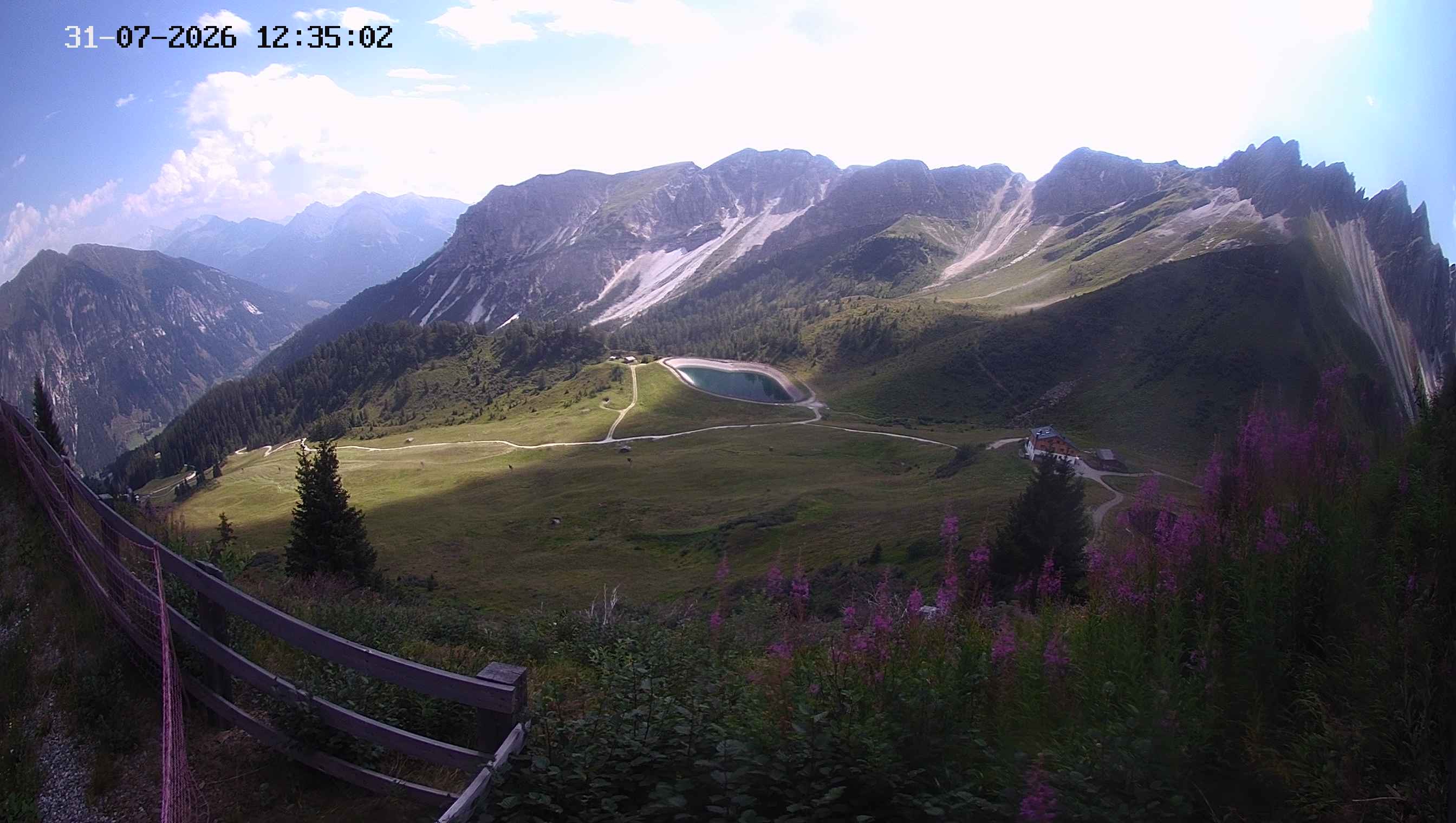 Archiv Foto Webcam Ladurns - Edelweißhütte