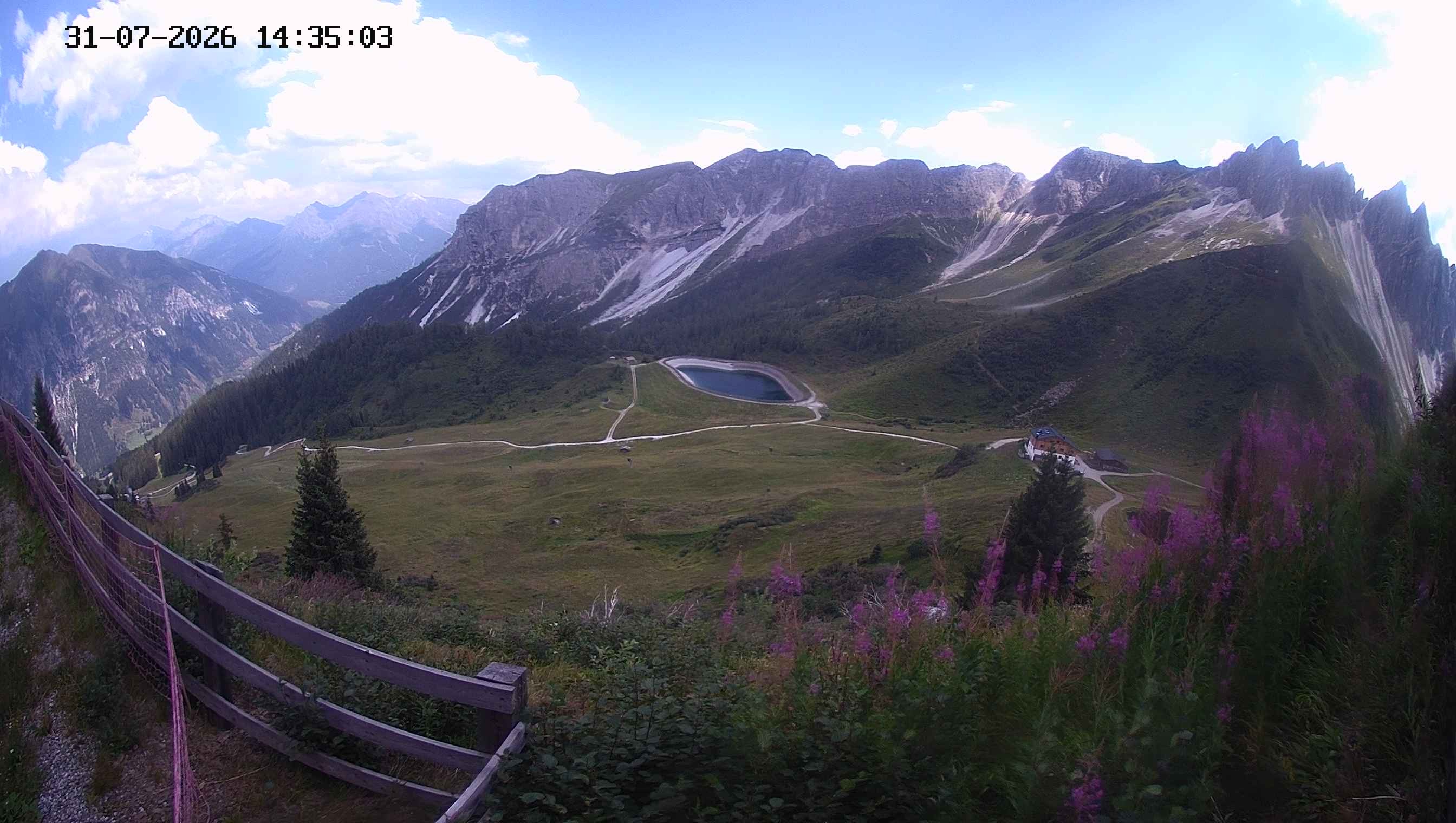 Archiv Foto Webcam Ladurns - Edelweißhütte