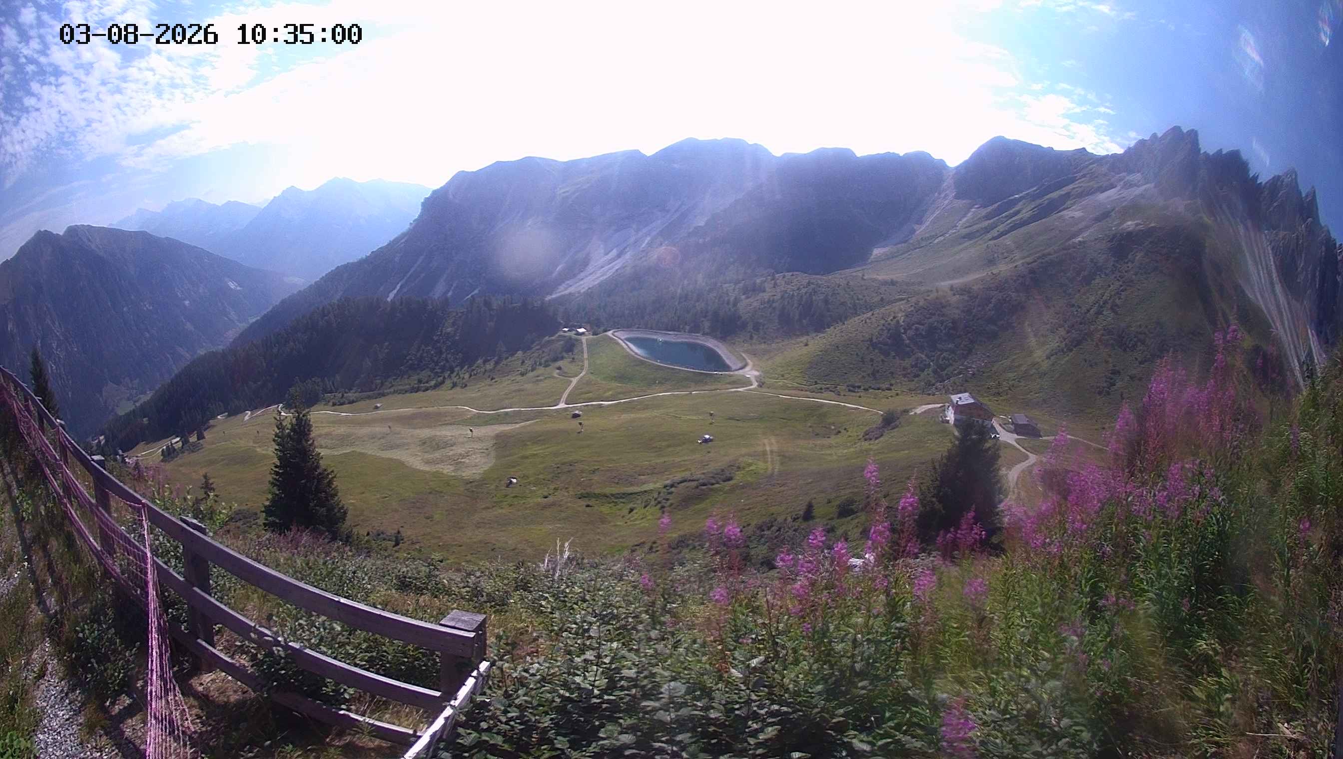 Archived image Webcam Ladurns - Malga Edelweis