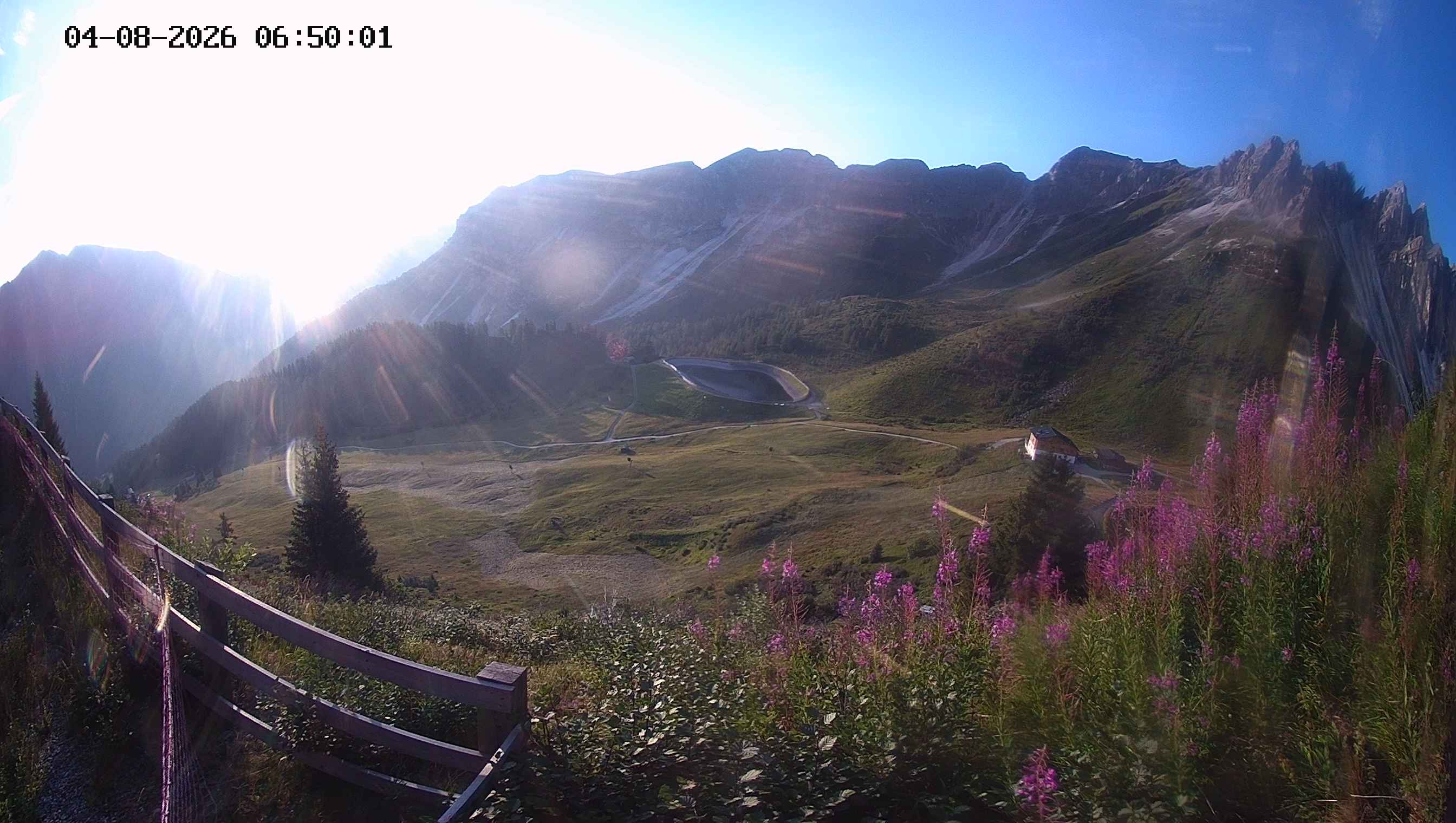 Archived image Webcam Ladurns - Malga Edelweis