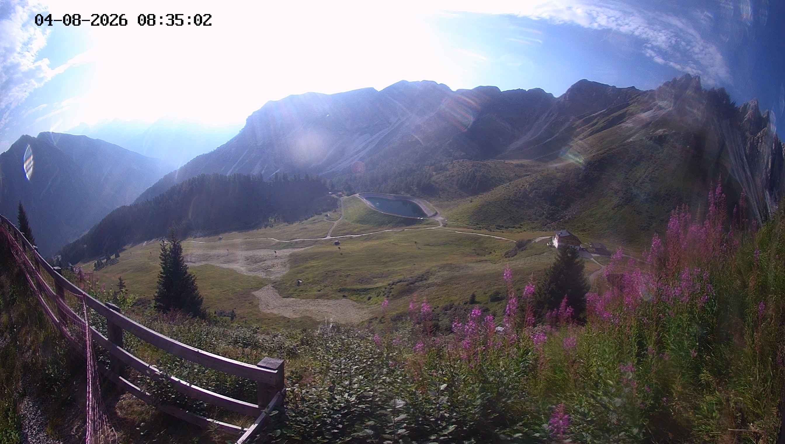 Archived image Webcam Ladurns - Malga Edelweis