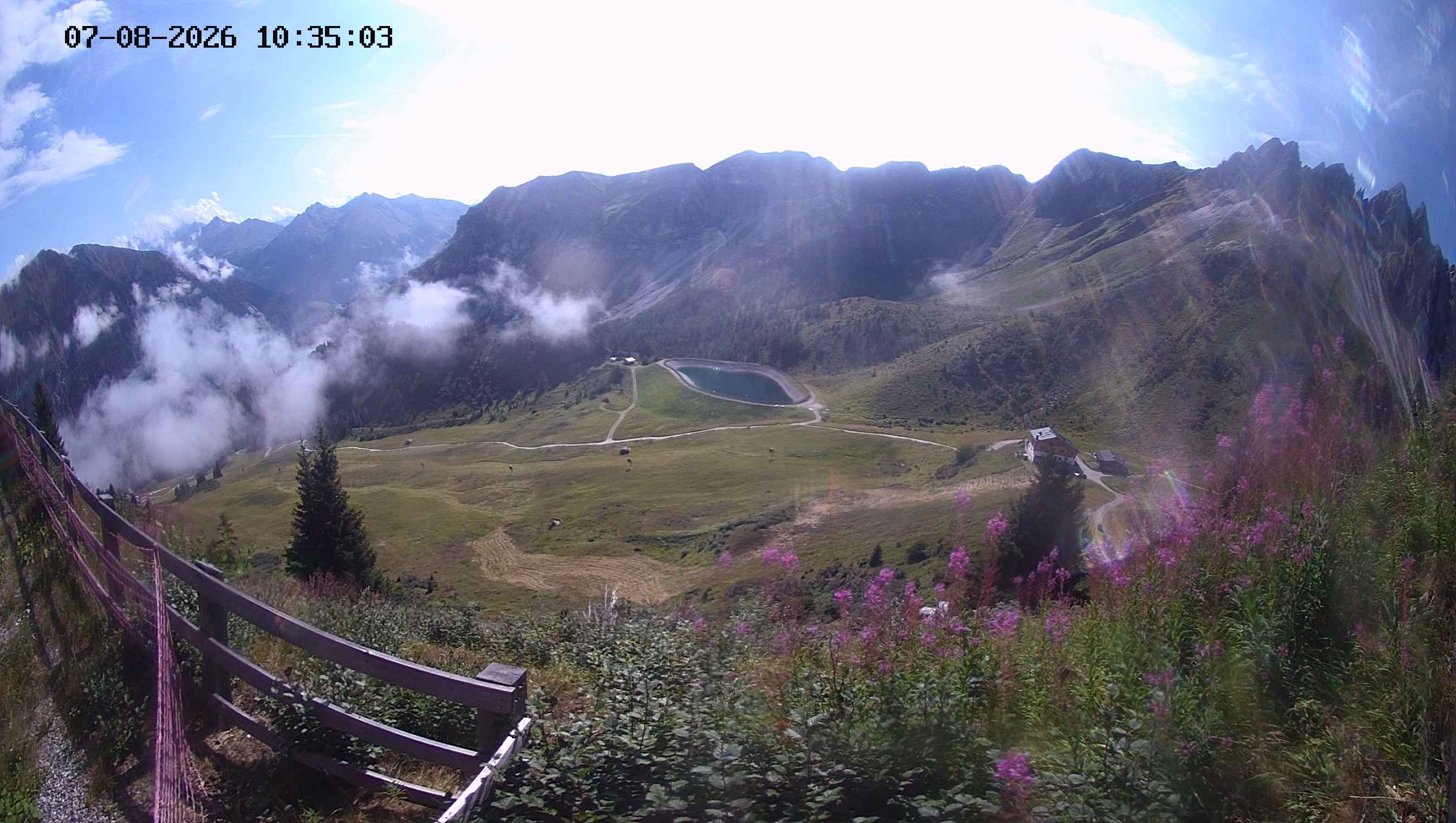 Archiv Foto Webcam Ladurns - Edelweißhütte