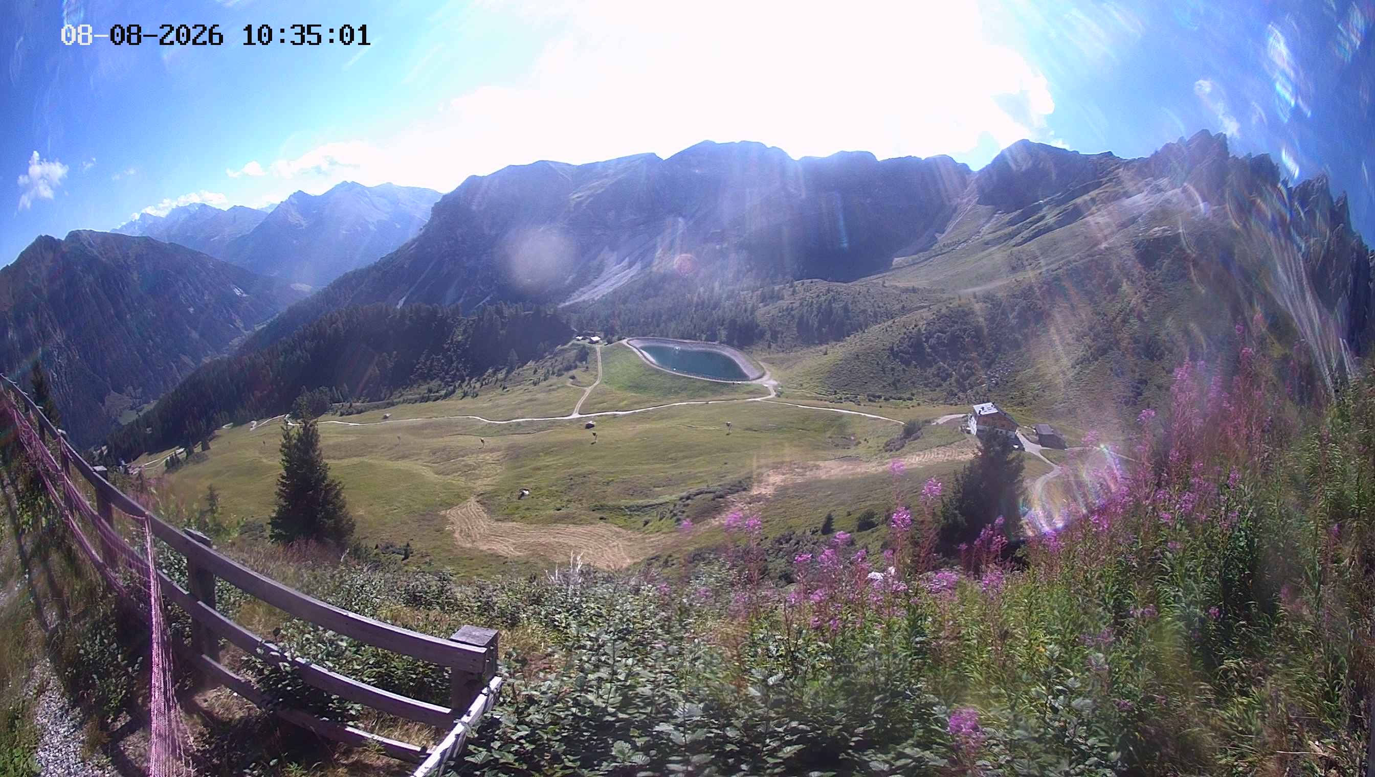 Archiv Foto Webcam Ladurns - Edelweißhütte