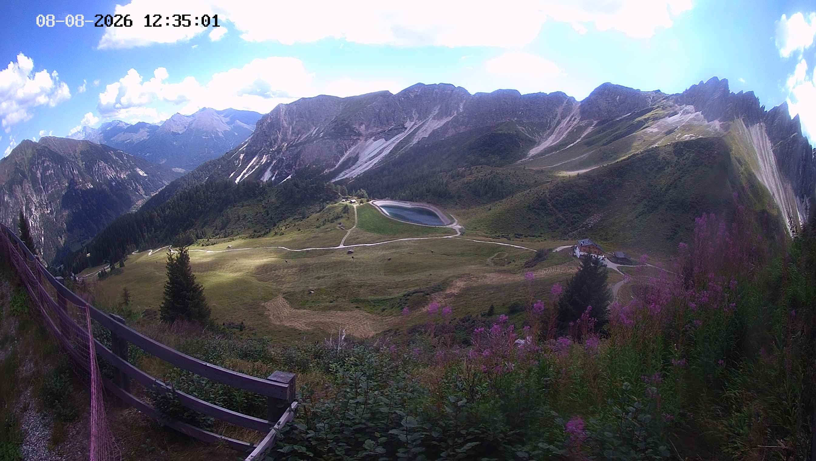 Archiv Foto Webcam Ladurns - Edelweißhütte