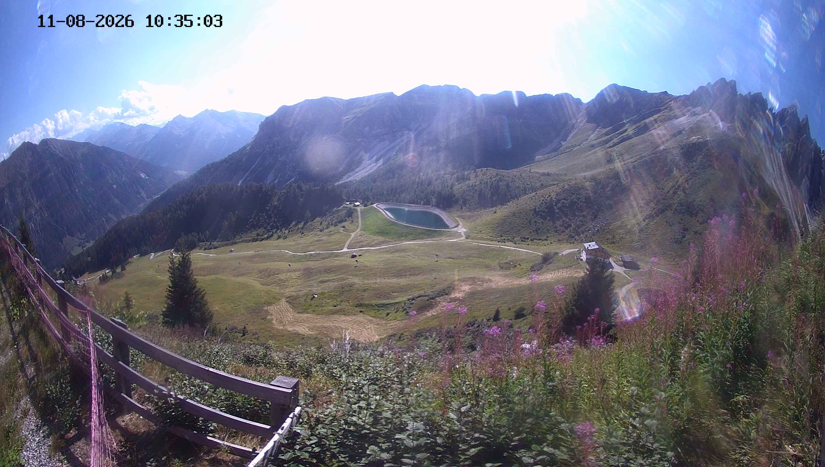 Archiv Foto Webcam Ladurns - Edelweißhütte