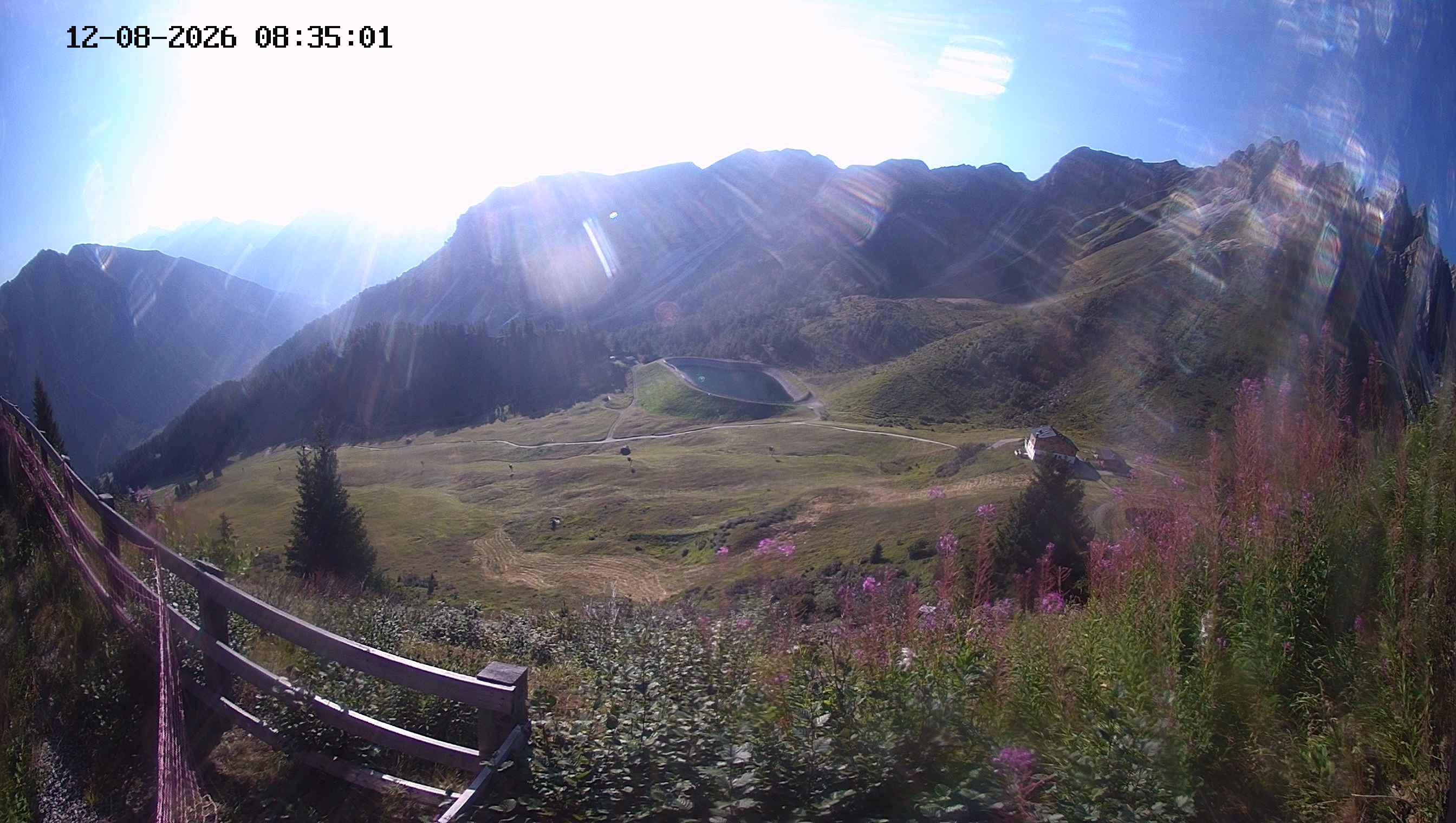 Archiv Foto Webcam Ladurns - Edelweißhütte