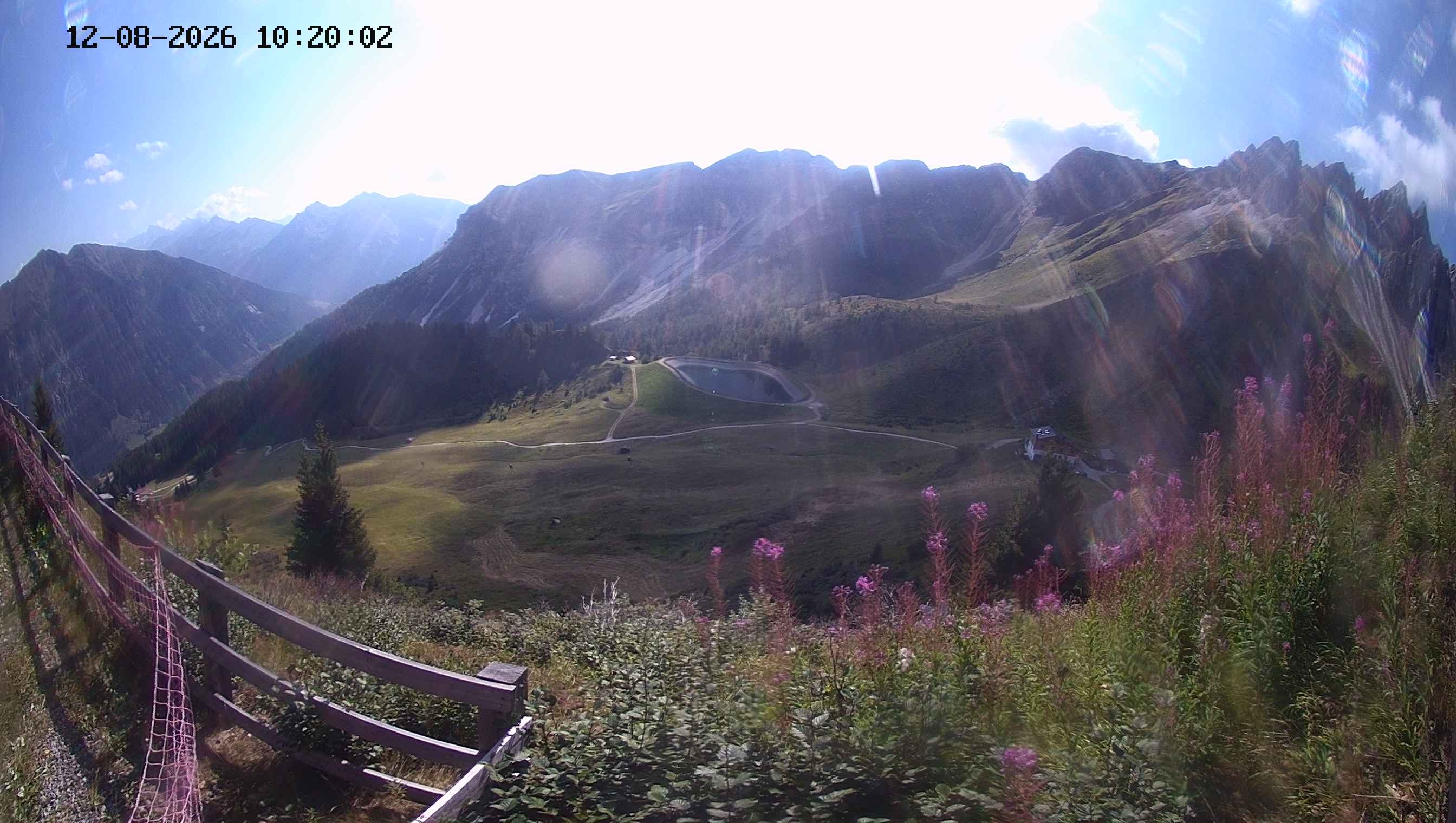 Archived image Webcam Ladurns - Malga Edelweis