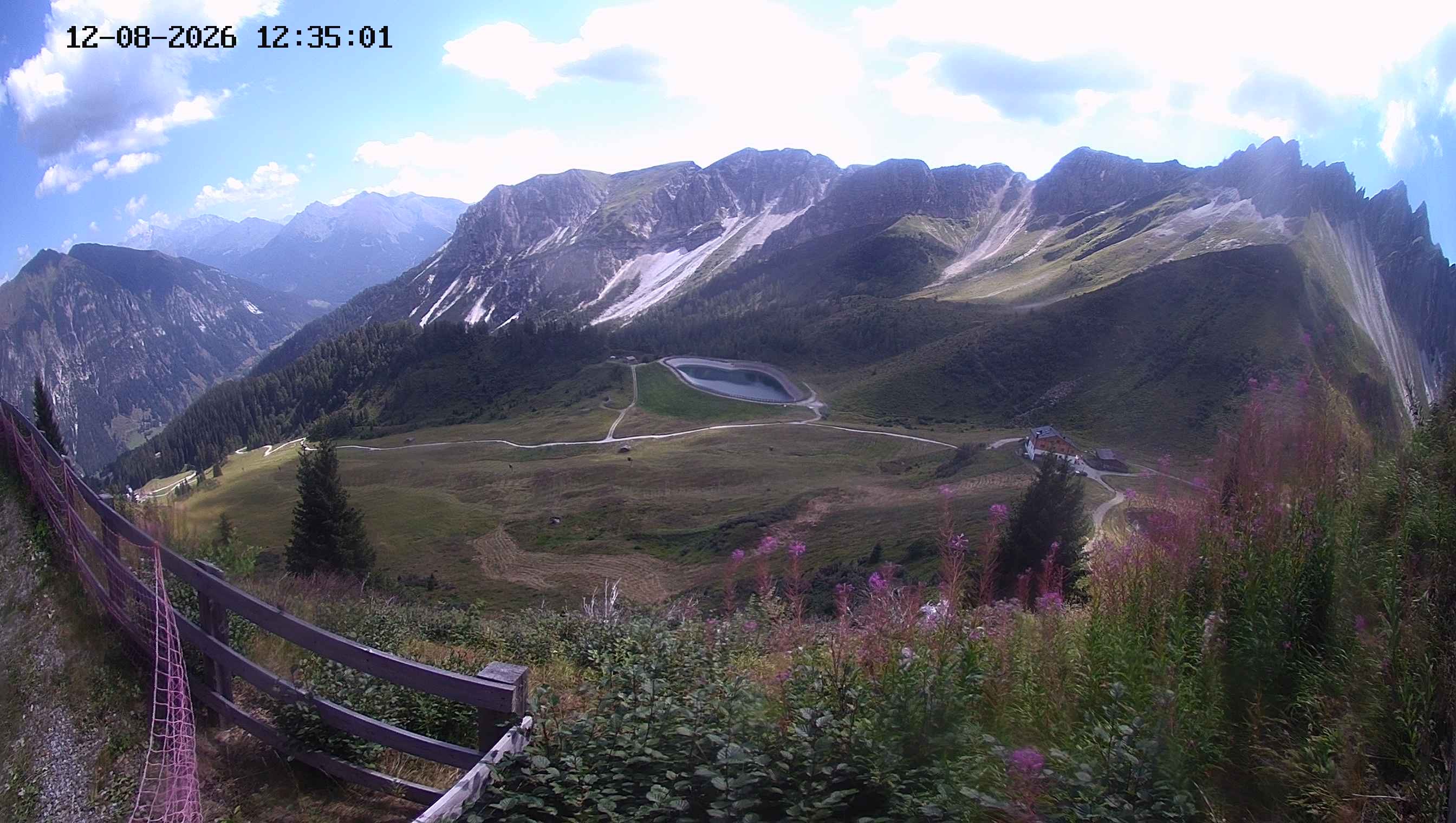 Archived image Webcam Ladurns - Malga Edelweis