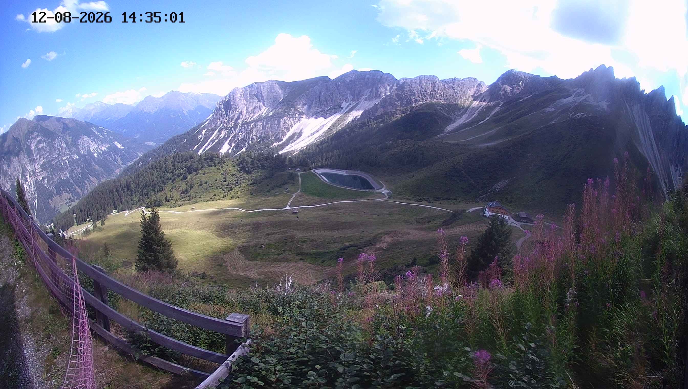 Archived image Webcam Ladurns - Malga Edelweis