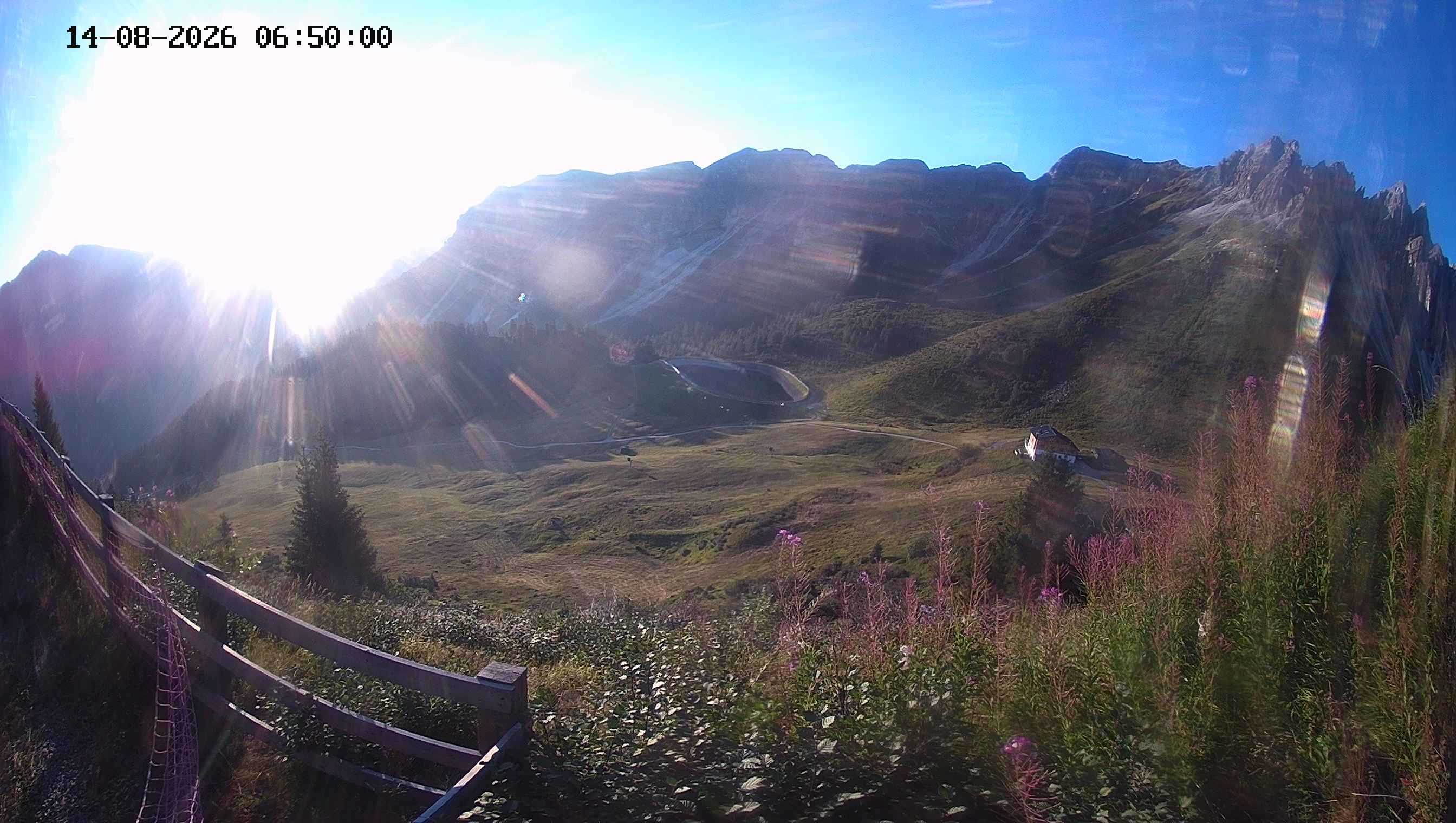Archived image Webcam Ladurns - Malga Edelweis