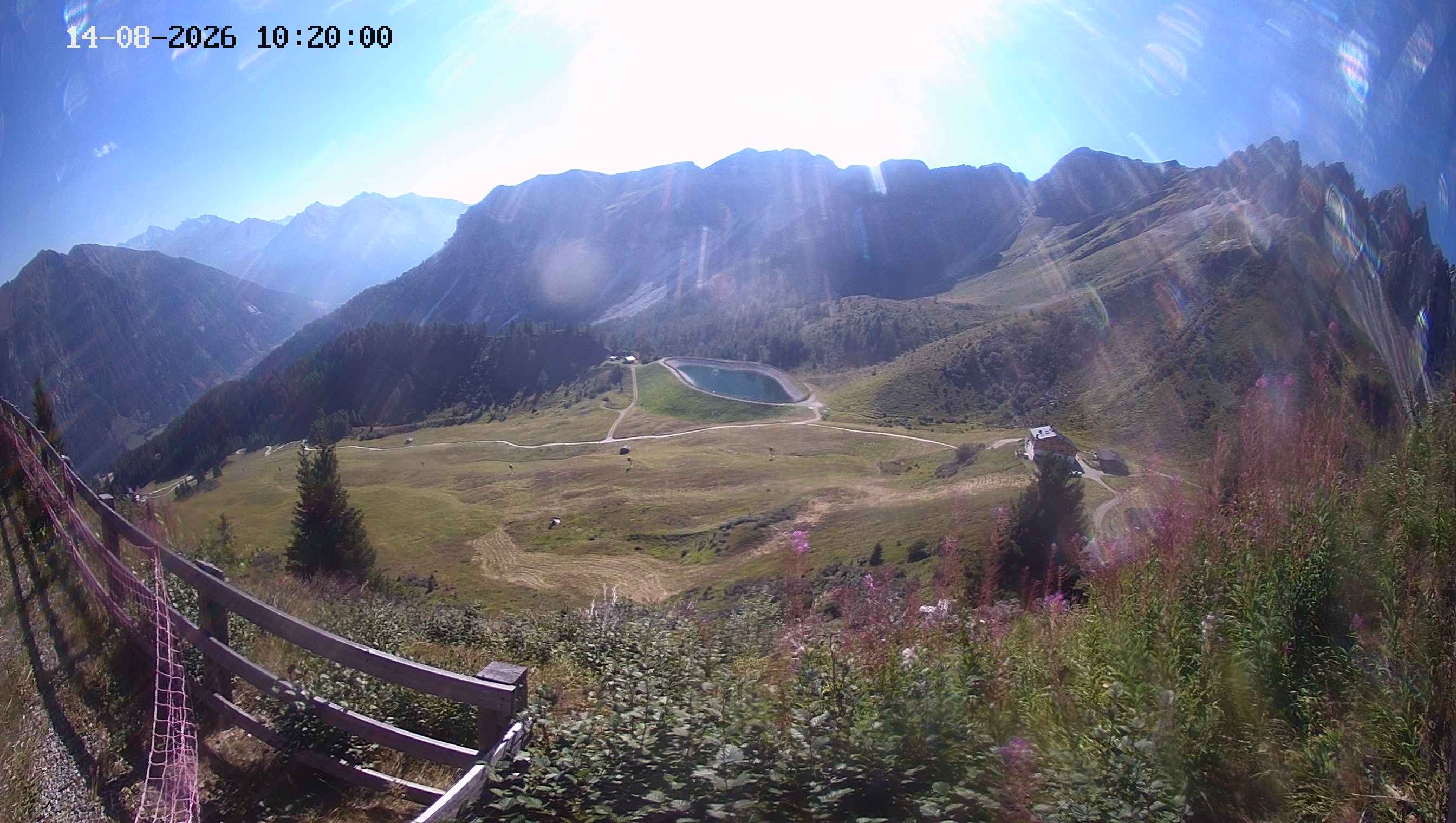 Archived image Webcam Ladurns - Malga Edelweis