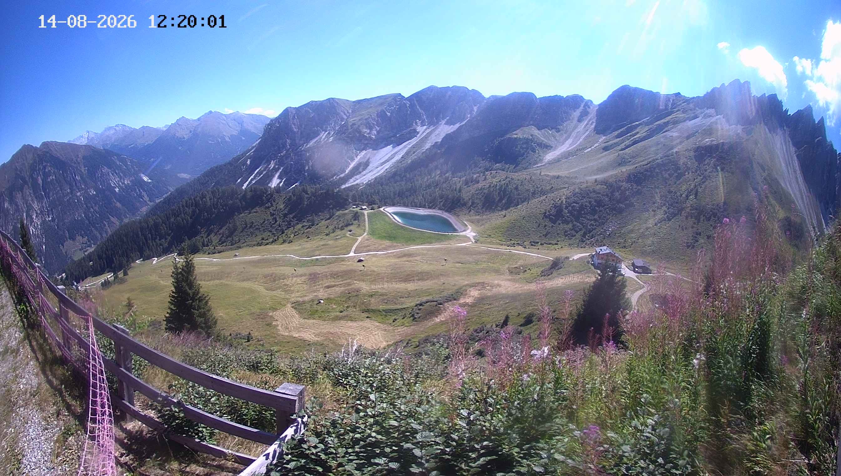 Archived image Webcam Ladurns - Malga Edelweis