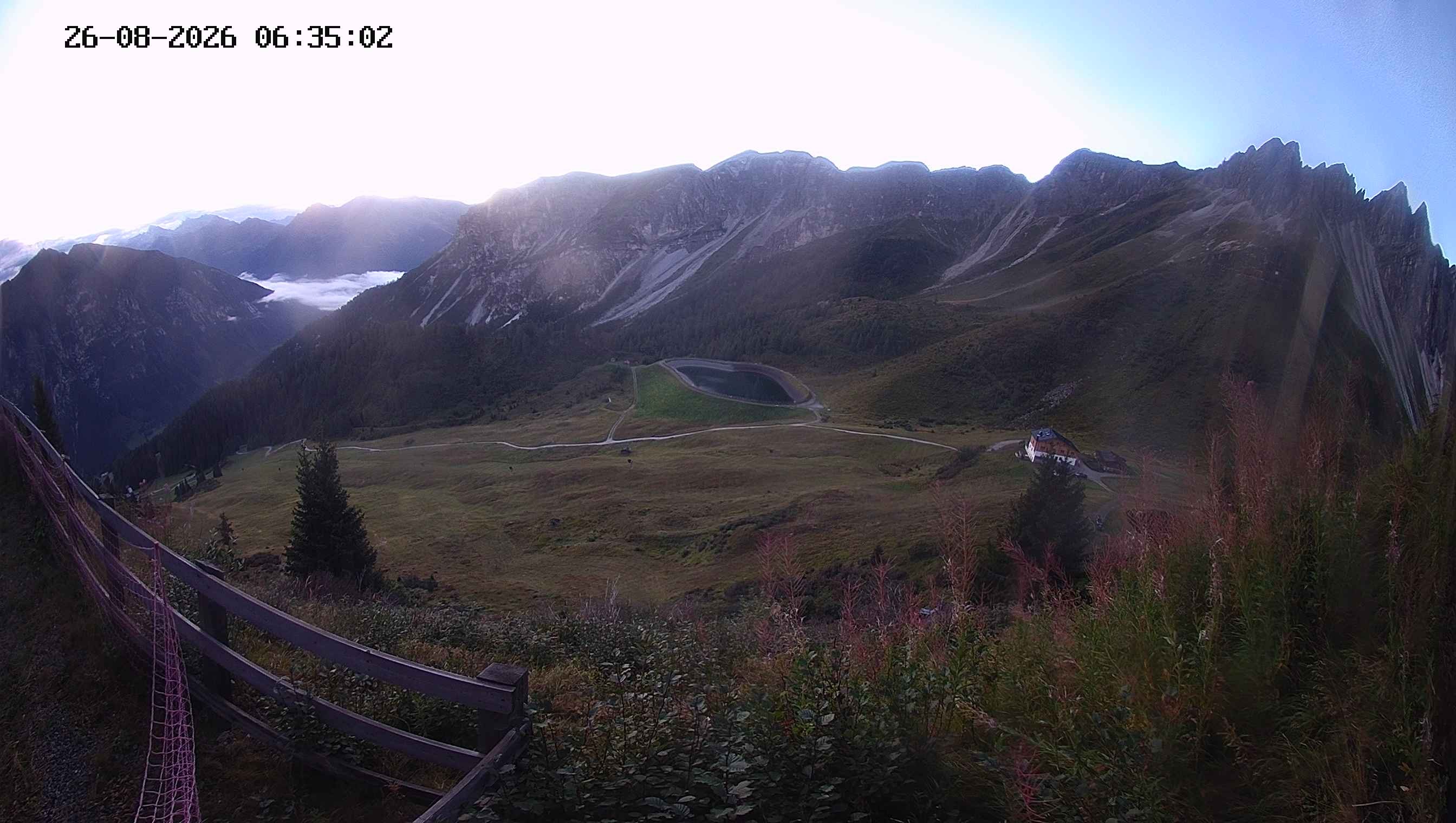 Archived image Webcam Ladurns - Malga Edelweis