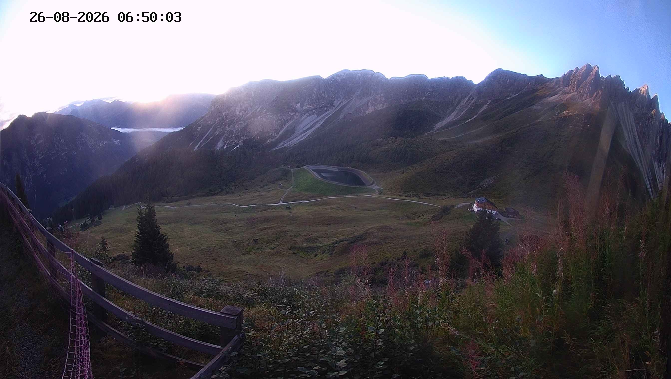 Archived image Webcam Ladurns - Malga Edelweis