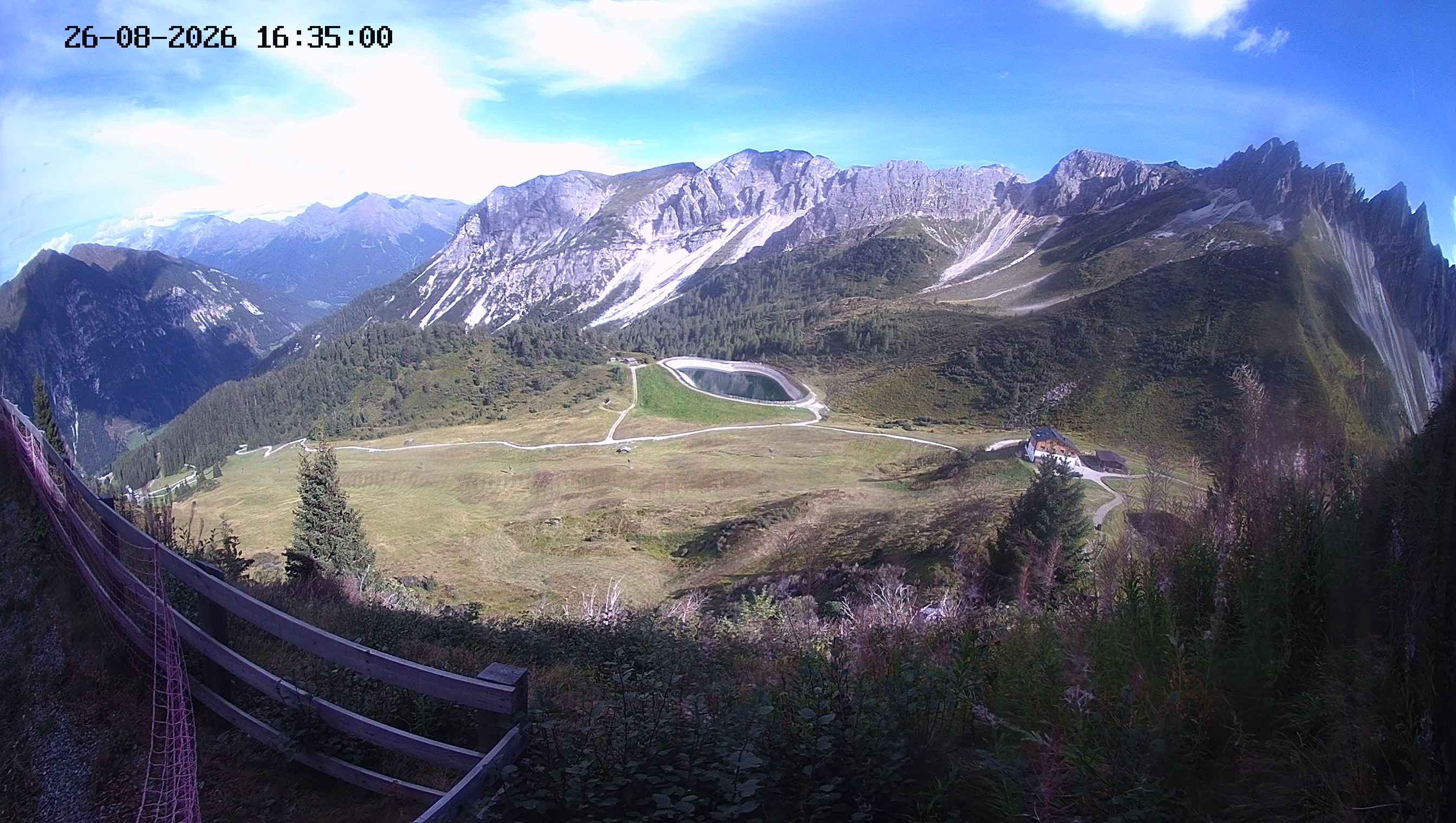 Archived image Webcam Ladurns - Malga Edelweis