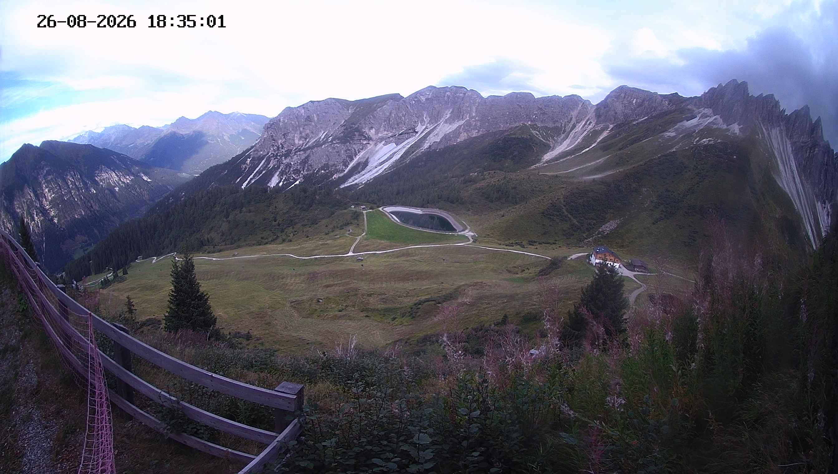 Archived image Webcam Ladurns - Malga Edelweis