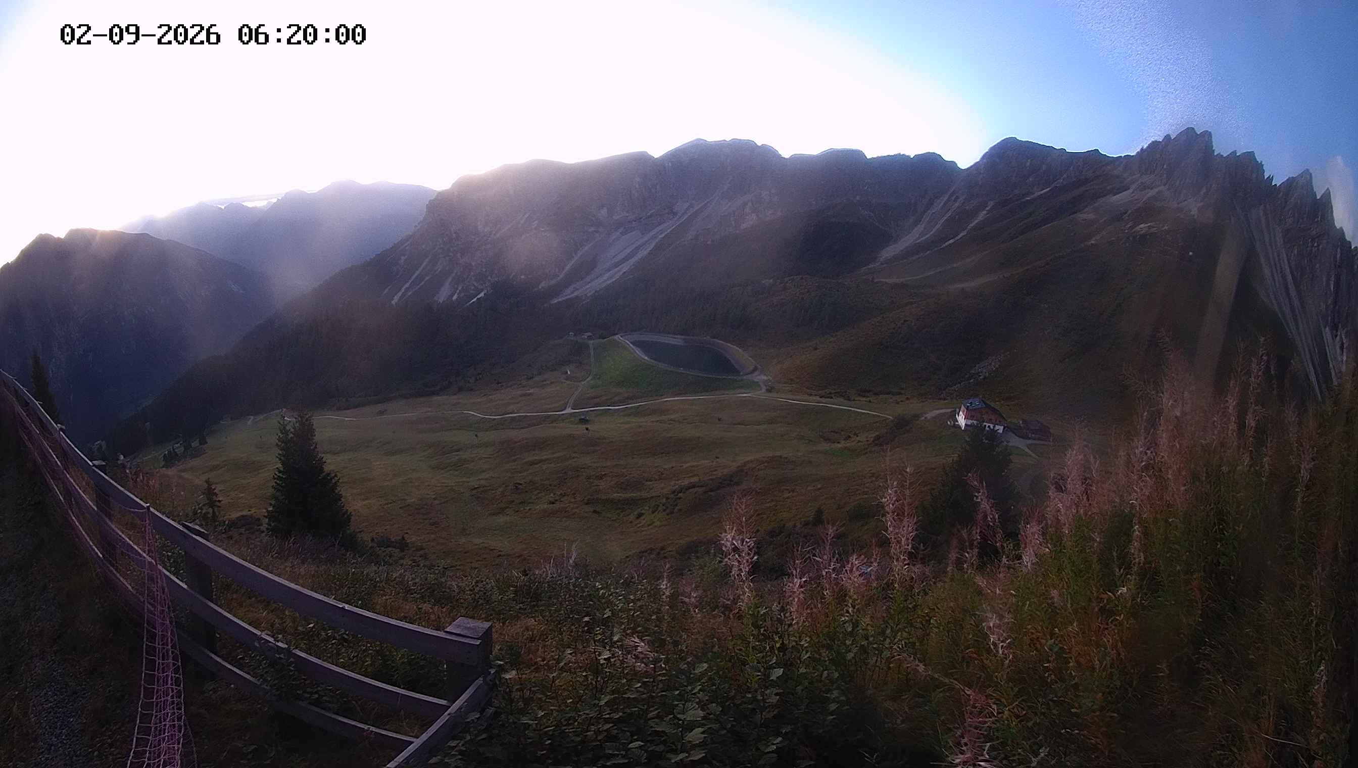 Archived image Webcam Ladurns - Malga Edelweis
