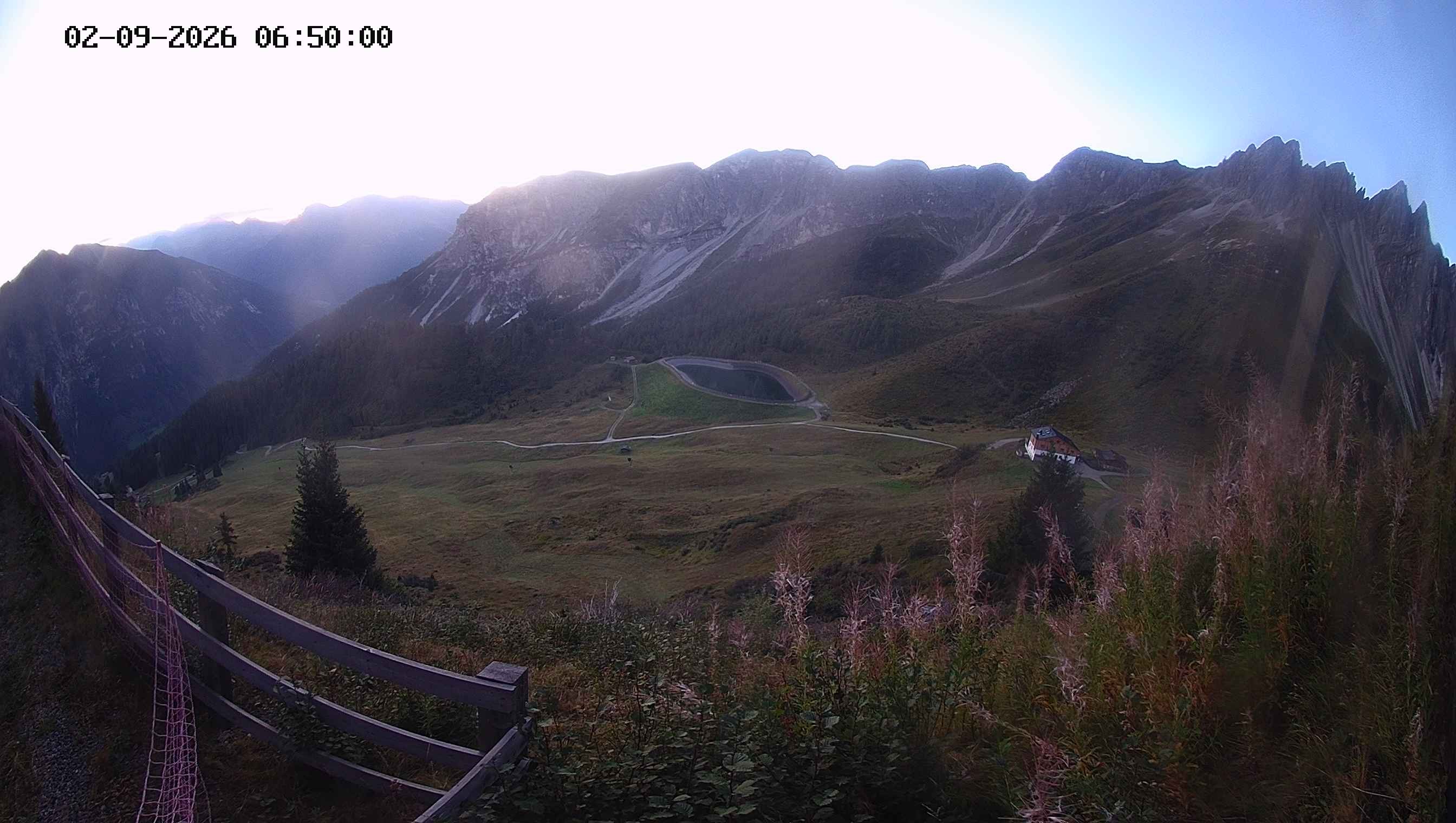 Archived image Webcam Ladurns - Malga Edelweis