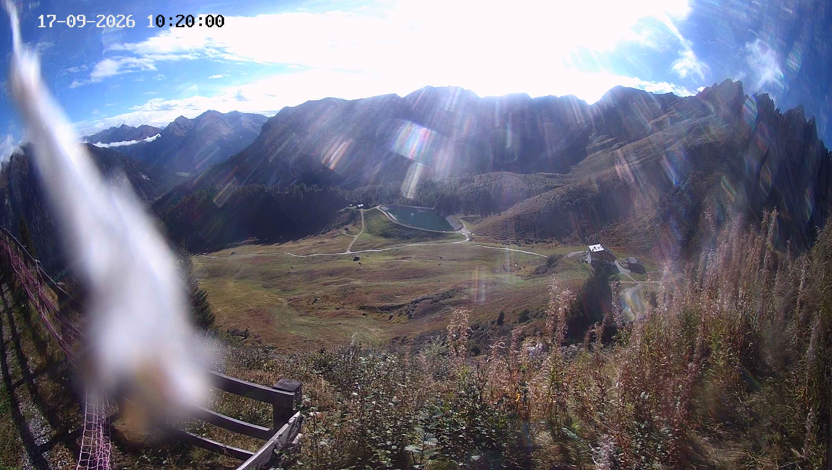 Archived image Webcam Ladurns - Malga Edelweis