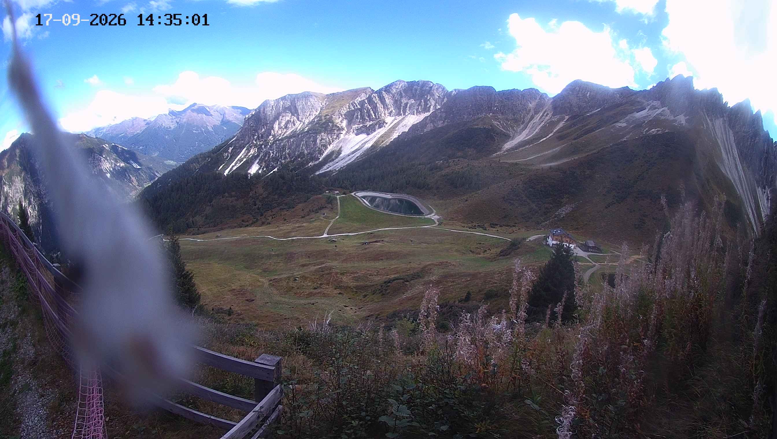 Archived image Webcam Ladurns - Malga Edelweis
