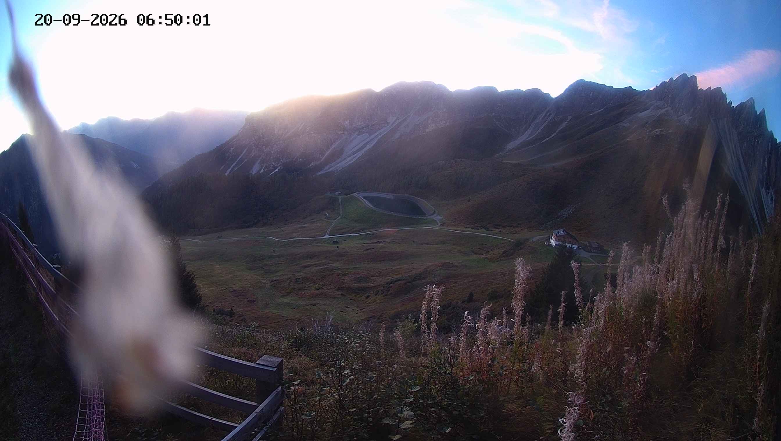 Archived image Webcam Ladurns - Malga Edelweis
