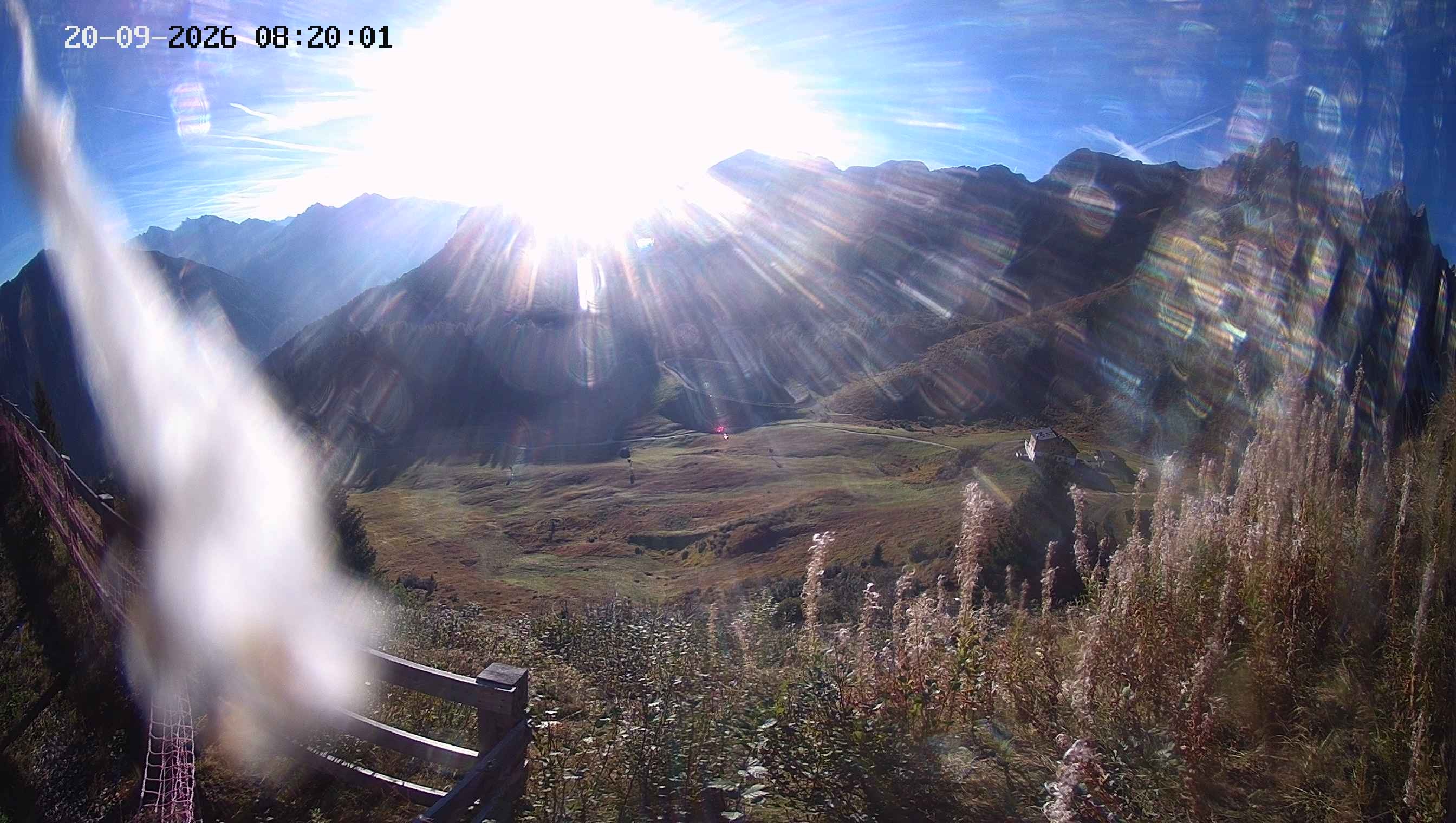 Archived image Webcam Ladurns - Malga Edelweis