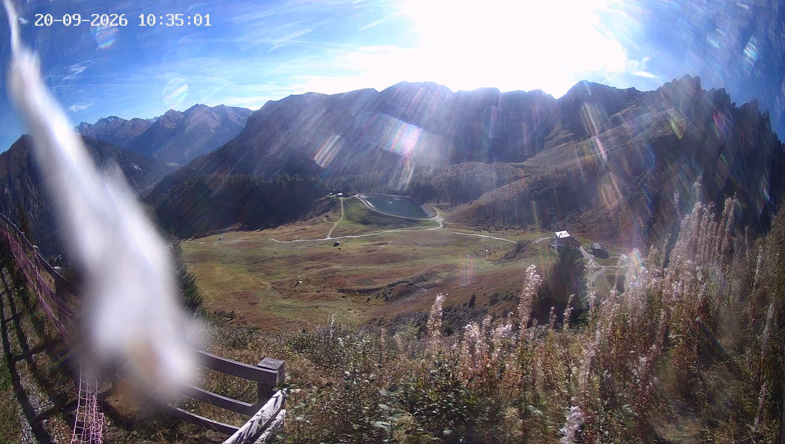Archived image Webcam Ladurns - Malga Edelweis