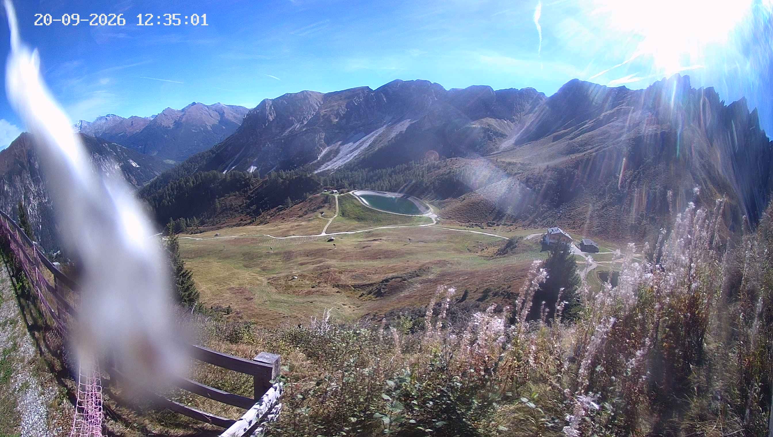Archived image Webcam Ladurns - Malga Edelweis