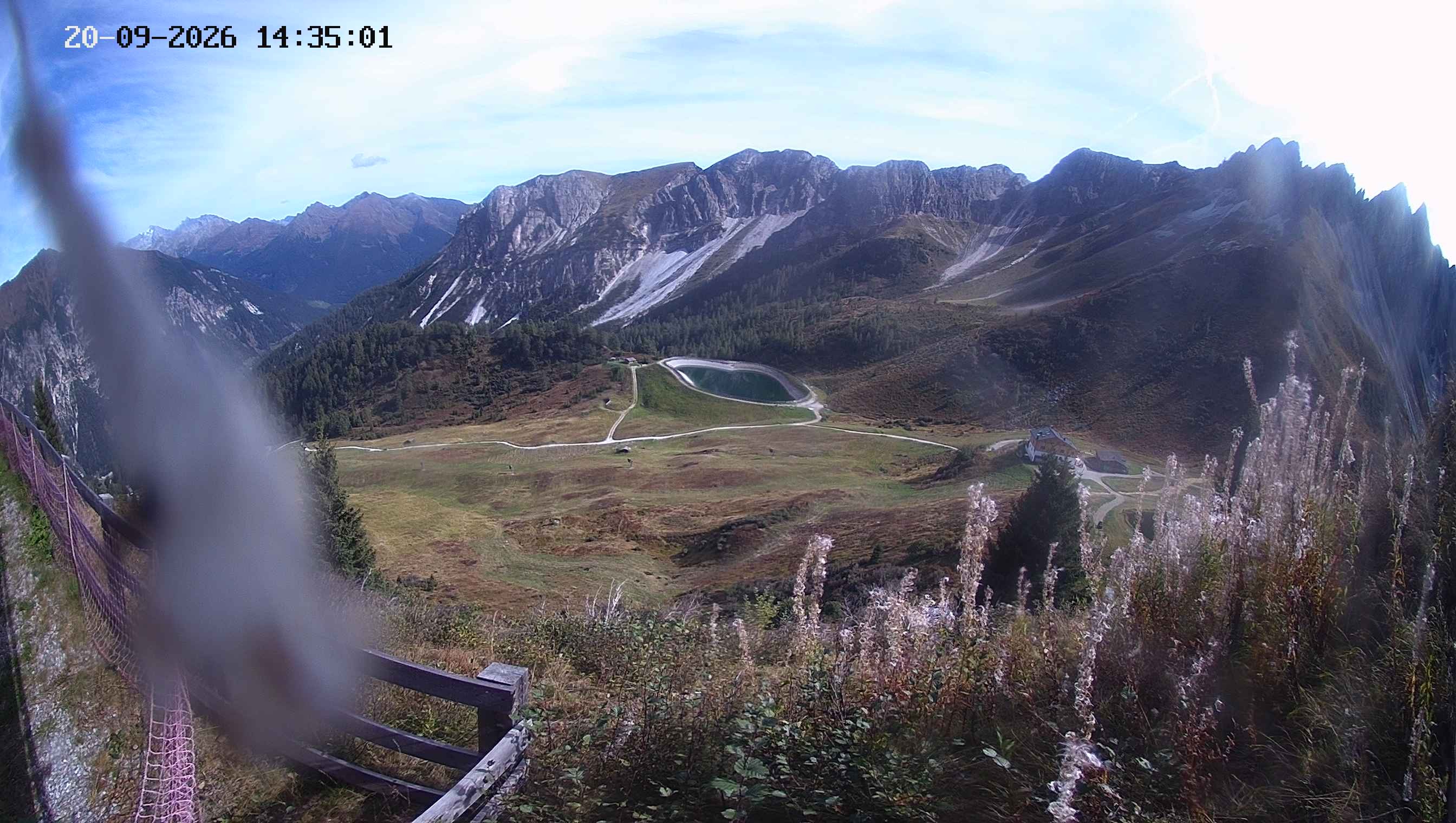 Archived image Webcam Ladurns - Malga Edelweis